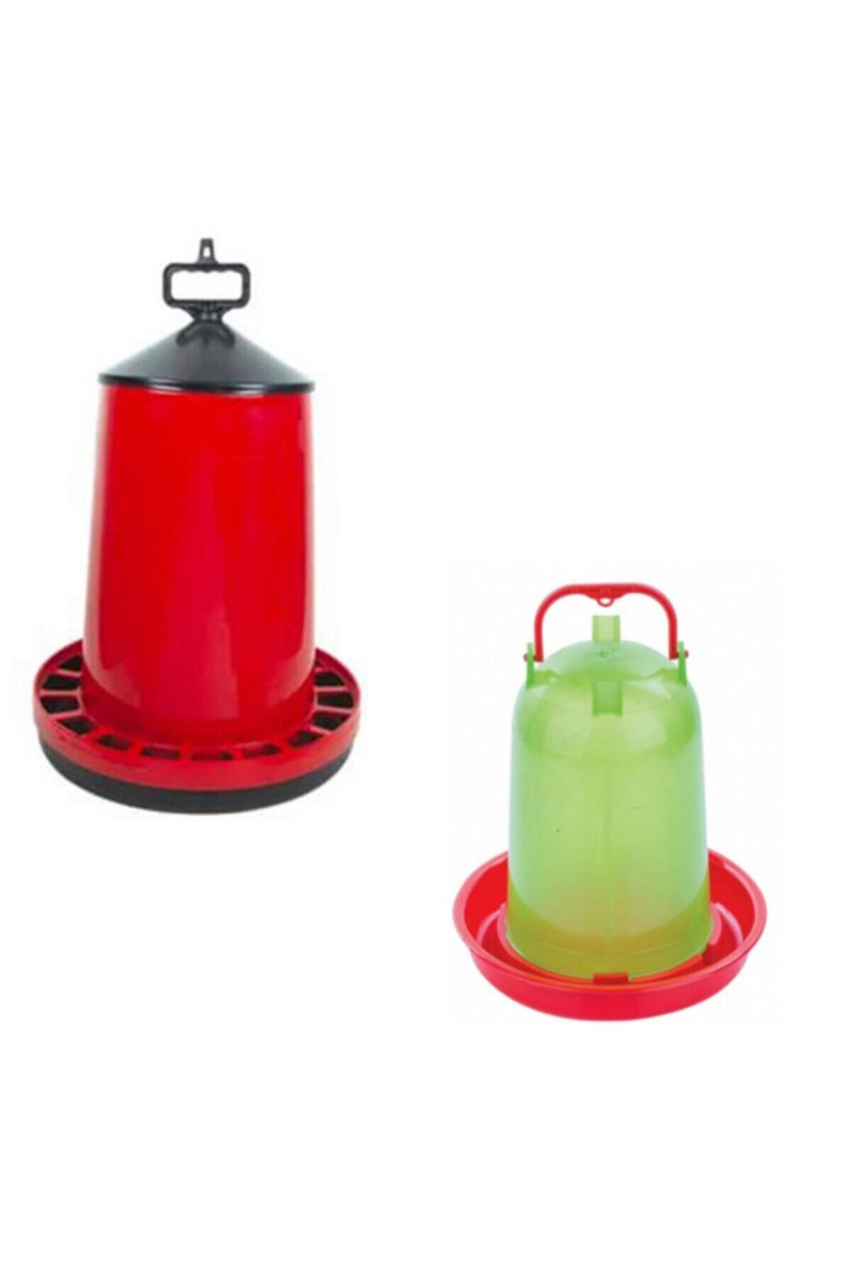 LILY 5 Lt Tavuk Yemliği Izgaralı Ve 5 Lt Tavuk Suluğu