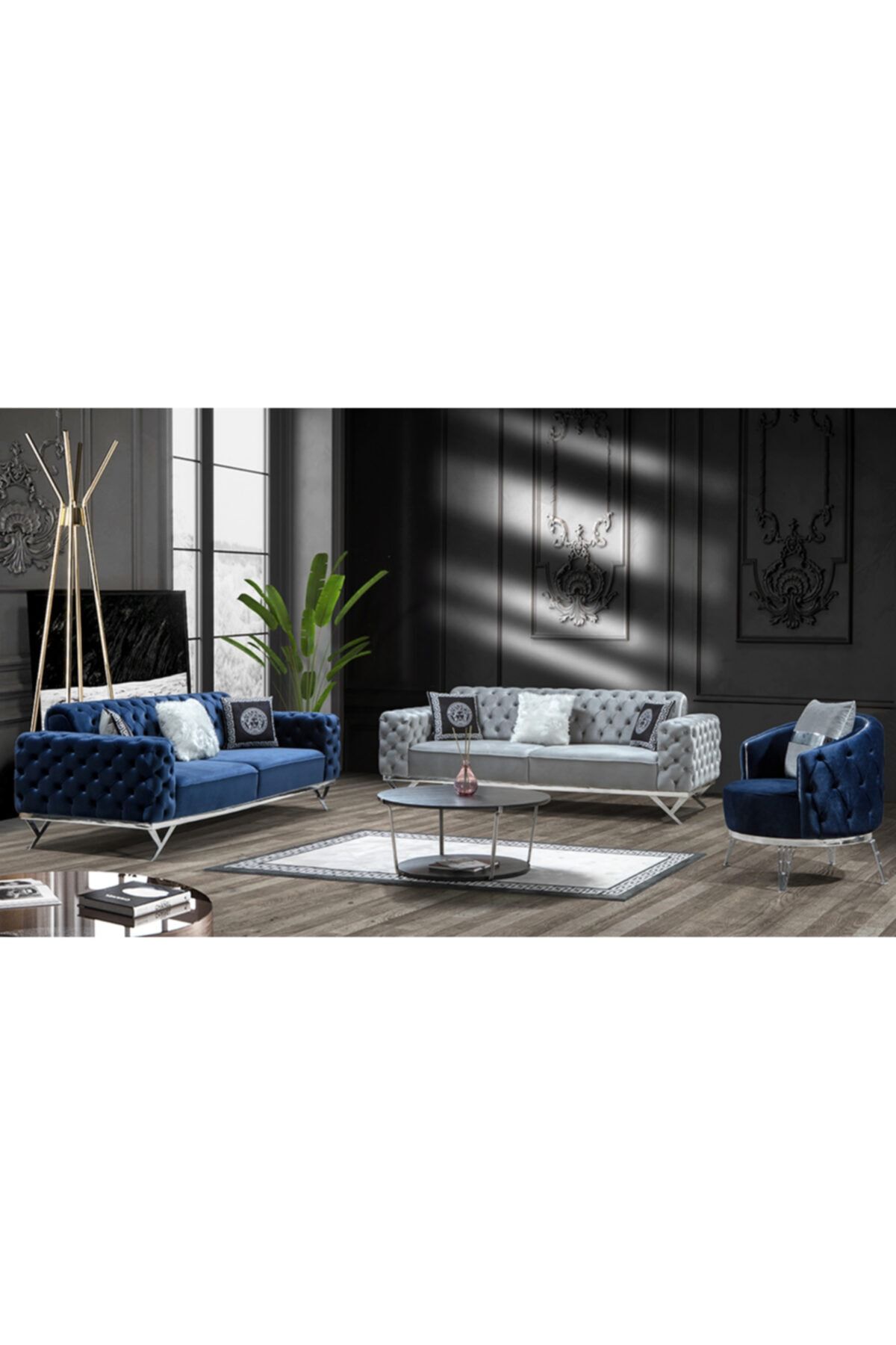 CaddeYıldız Monesa Silver Salon Takımı