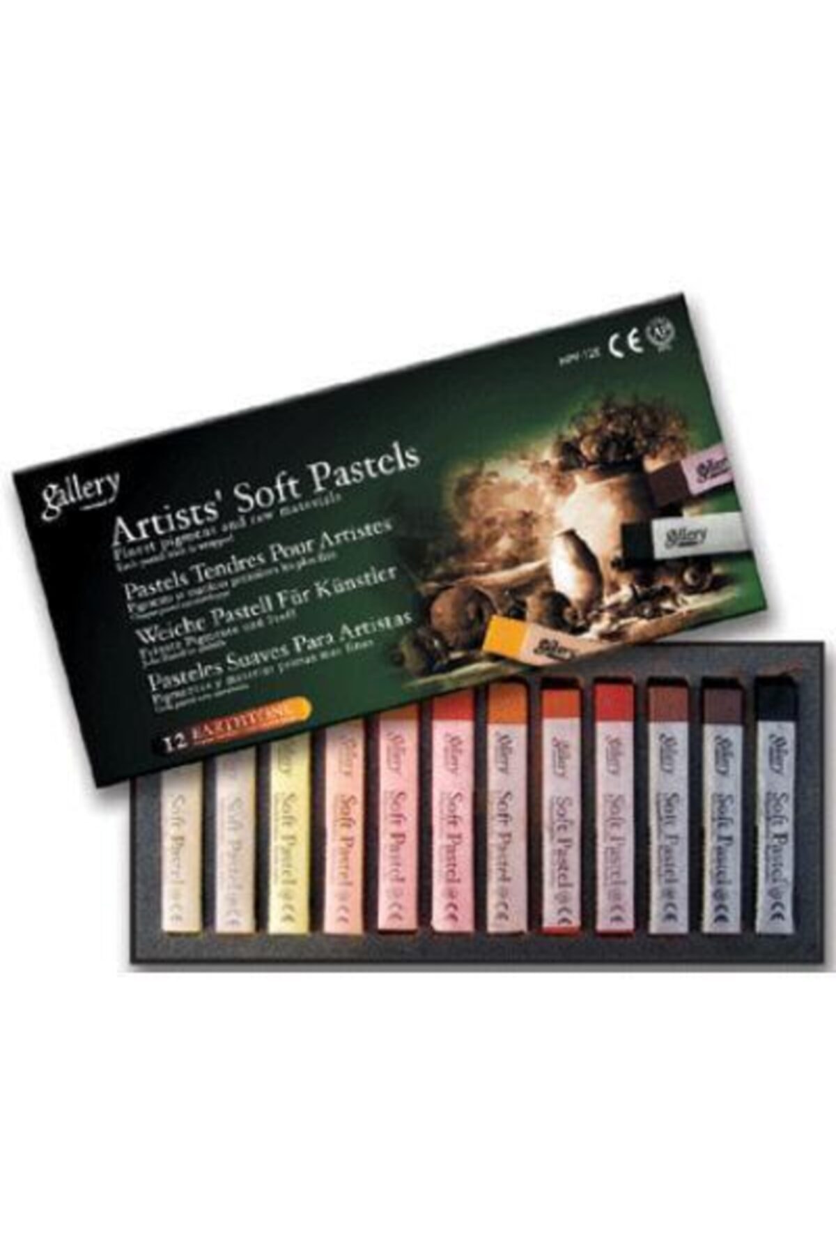 Mungyo Gallery Artists' Soft Pastel Earth Tones 12 Renk Toprak Renkler