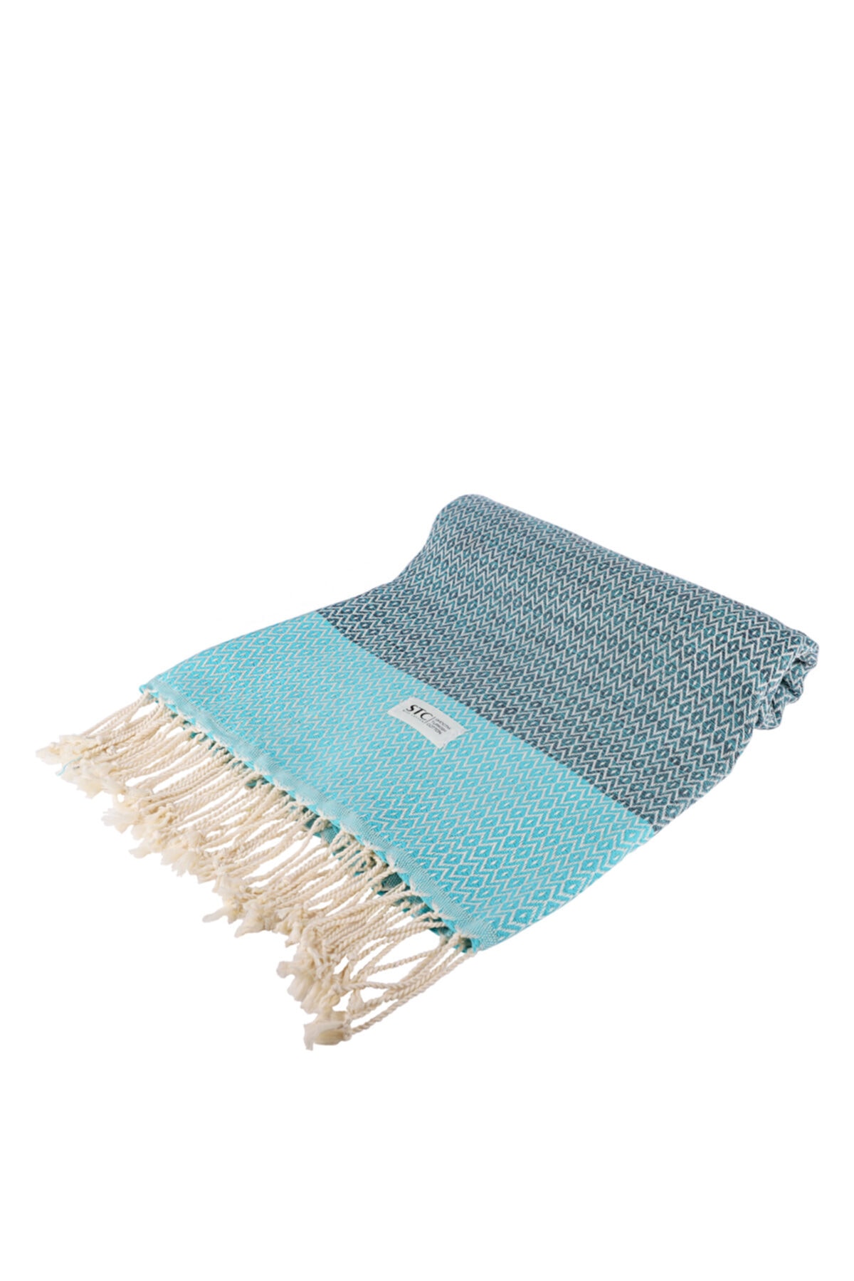Smooth Turkish Cotton %100 Organik 2’li Pamuk Elmas Peştemal Mavi