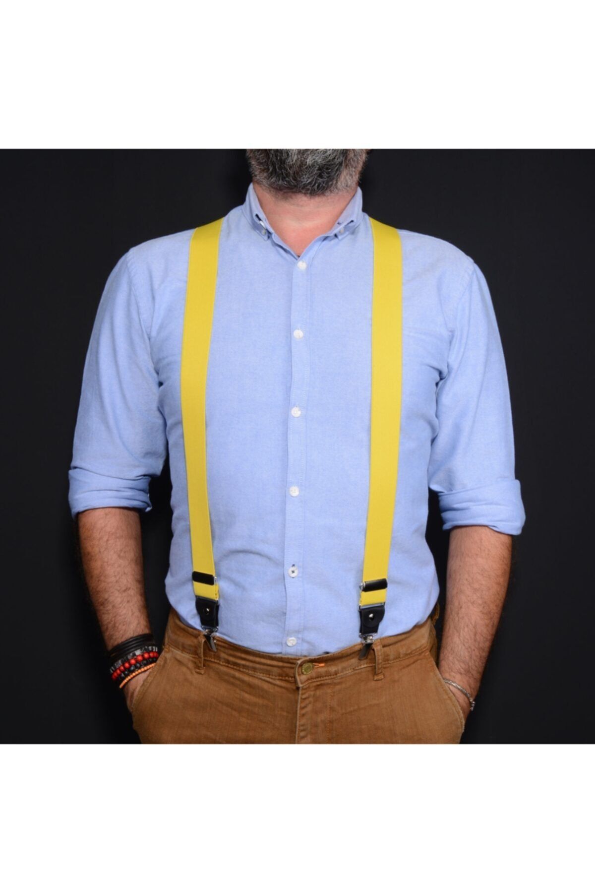 Tedz Collection Sarı Pantolon Askısı