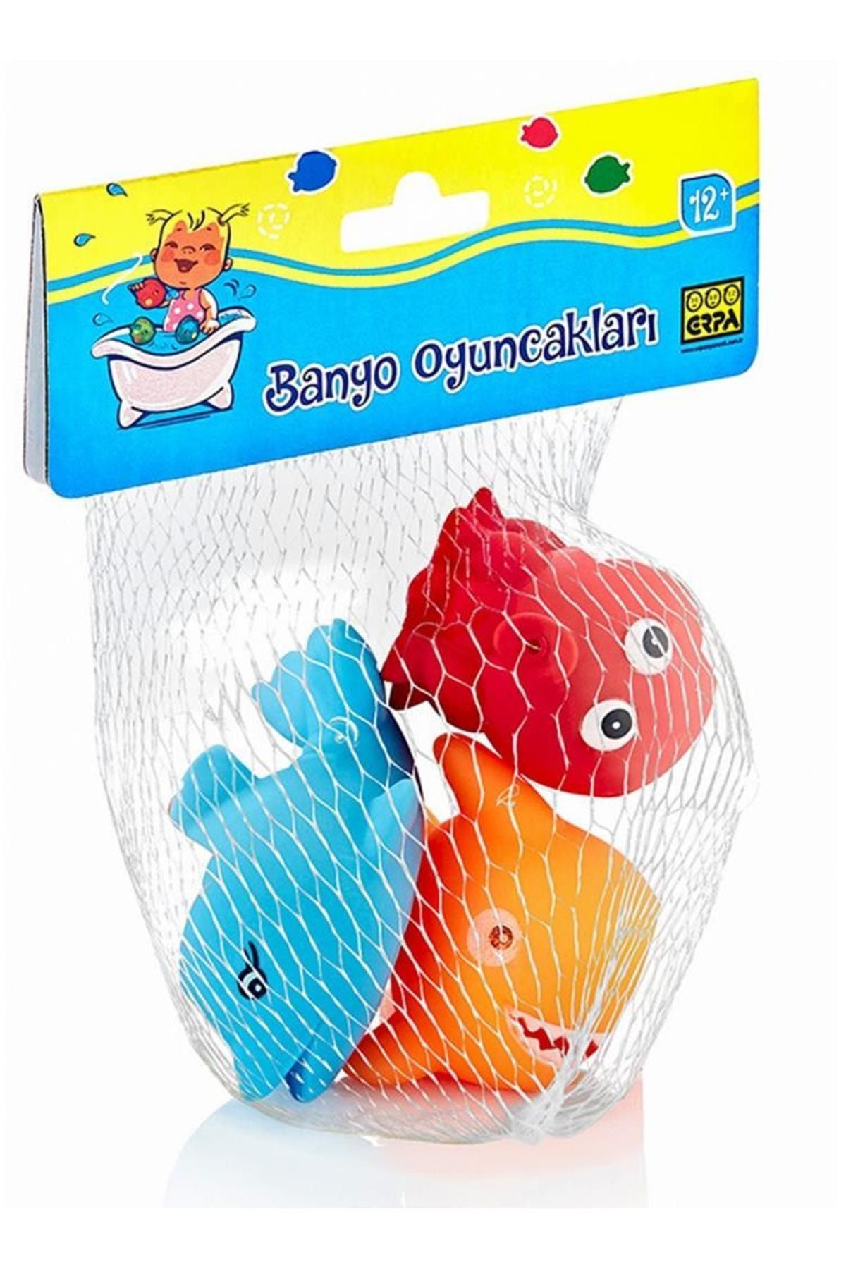 ERPA Marka Filede 3'lü Yırtıcı Deniz Canlıları Peluş Oyuncaklar