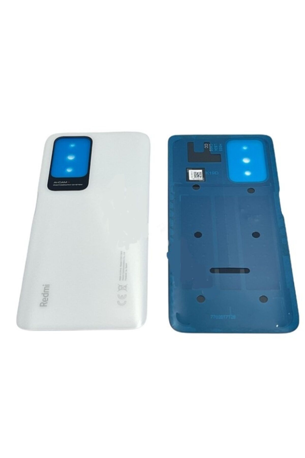 KDR Xiaomi Redmi 10 Uyumlu Beyaz Arka Pil Kapağı