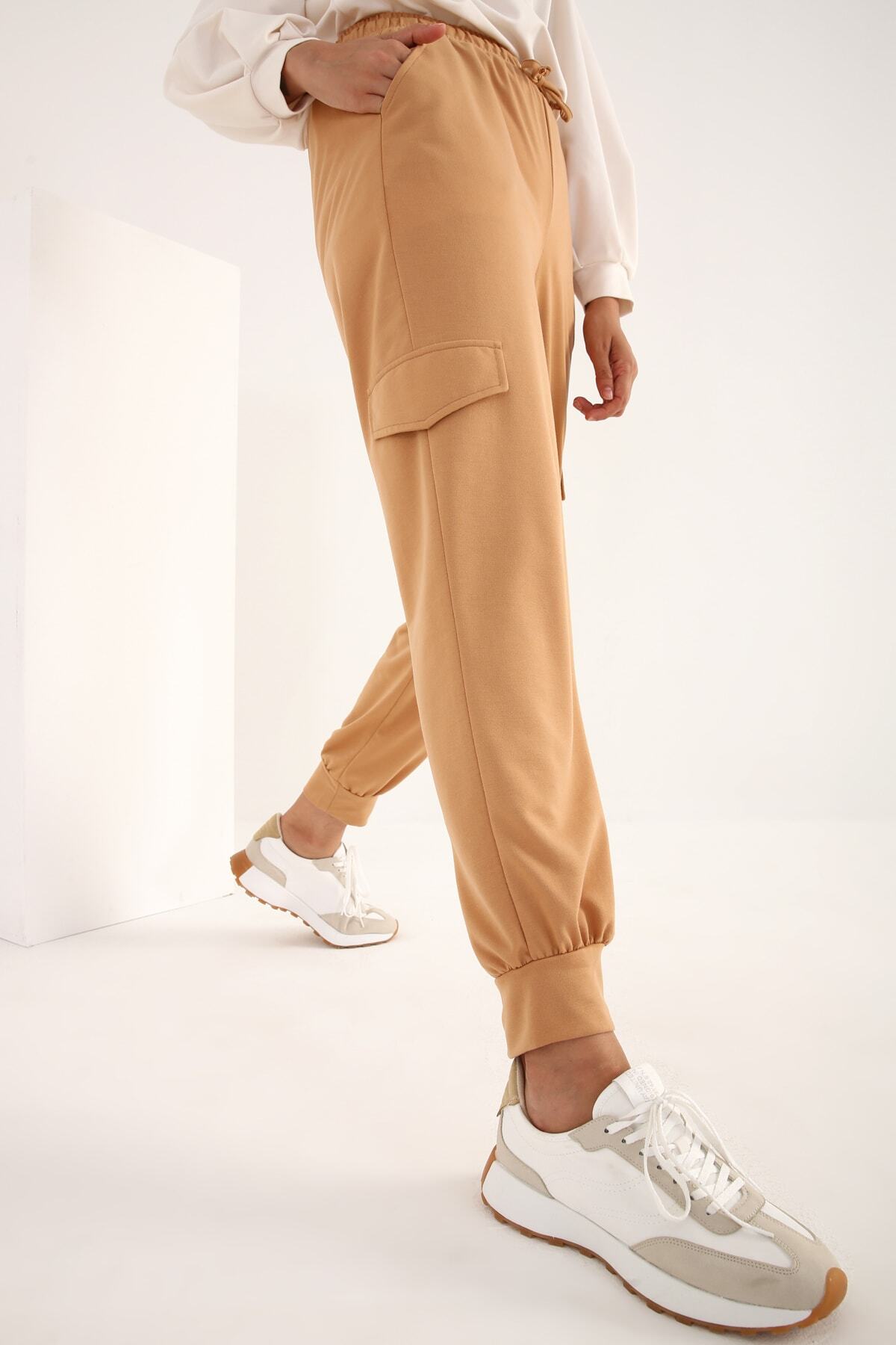 ALLDAY Açık Kiremit Cep Detaylı Örme Eşofman Altı