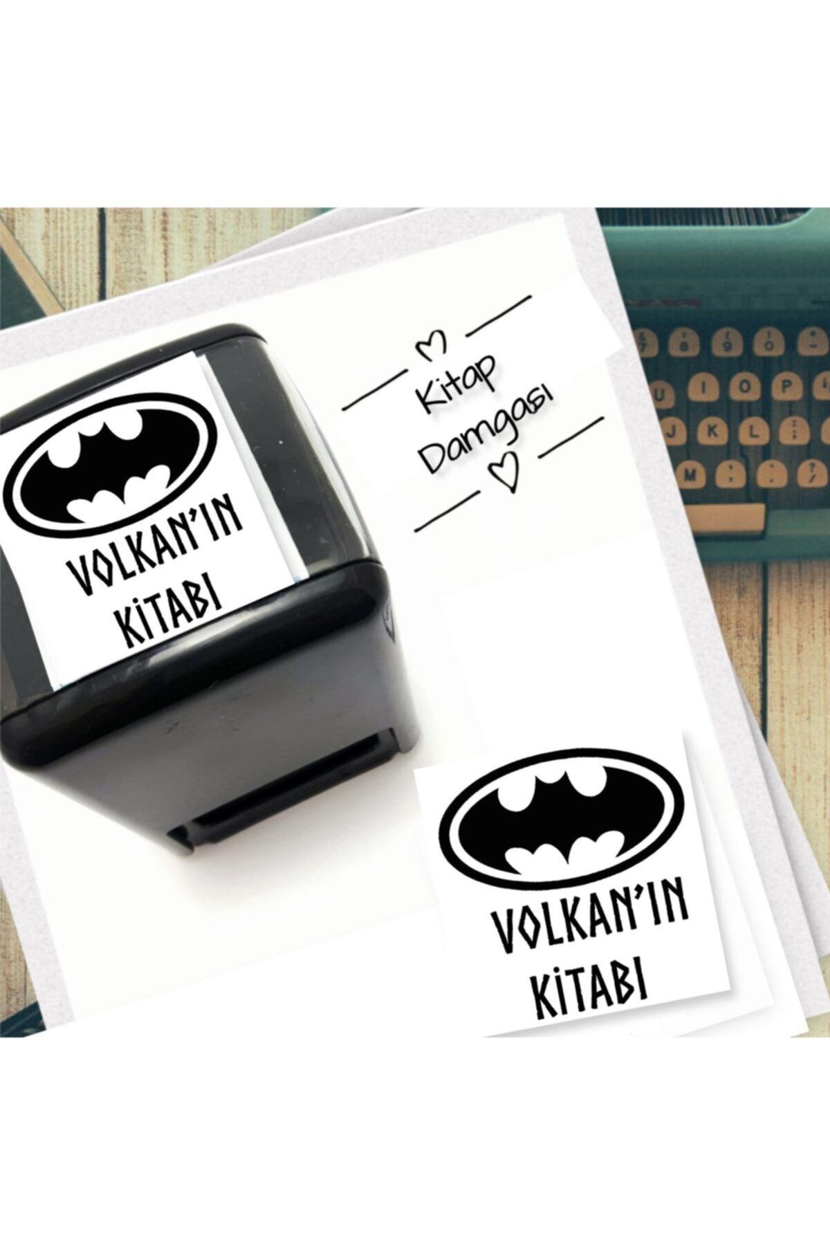 EHediyeci Kişiye Özel İsim Yazılı Otomatik Kare Kaşe - 1038