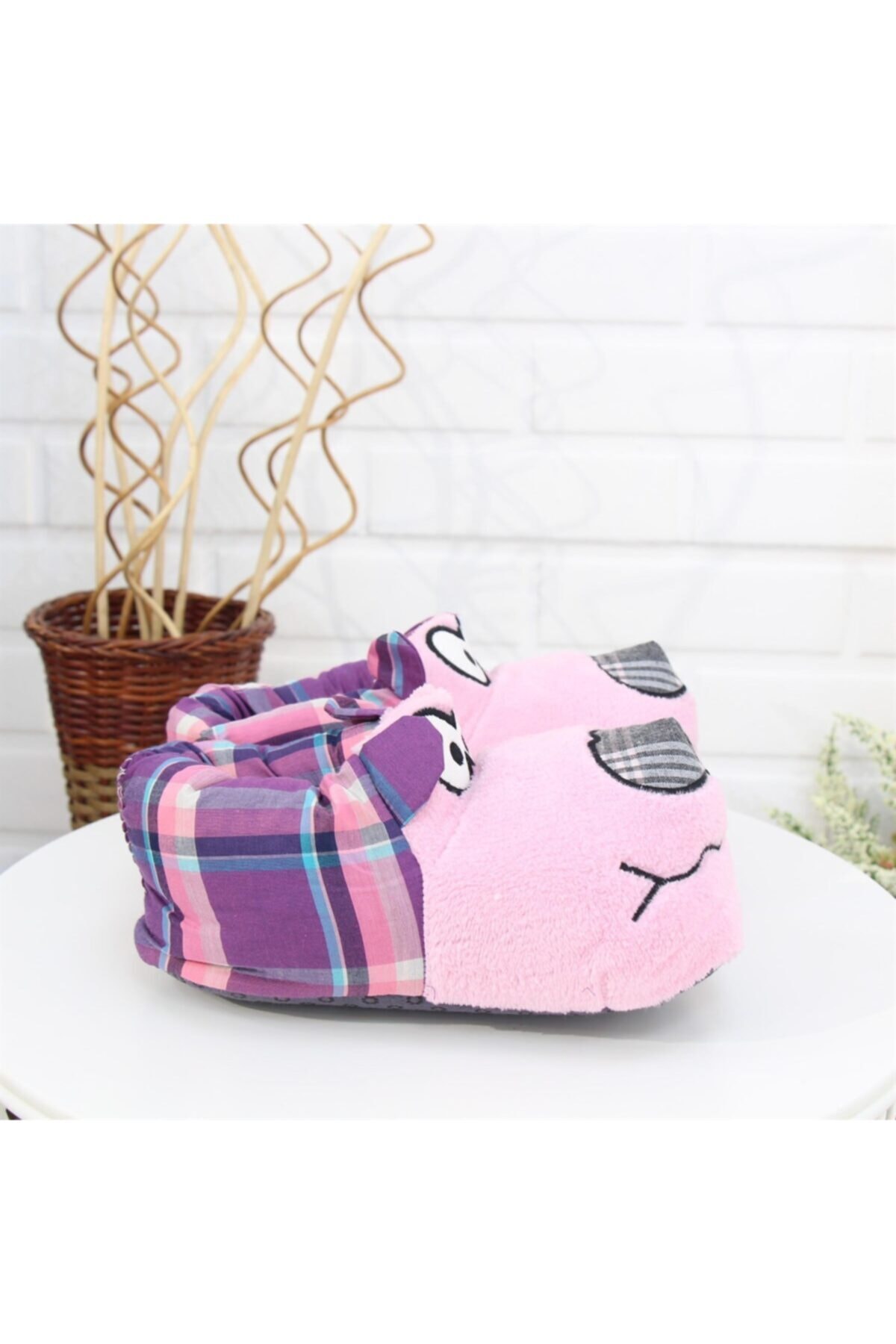 Nesil Shoes Şaşkın Köpek Hayvanlı Kadın Panduf