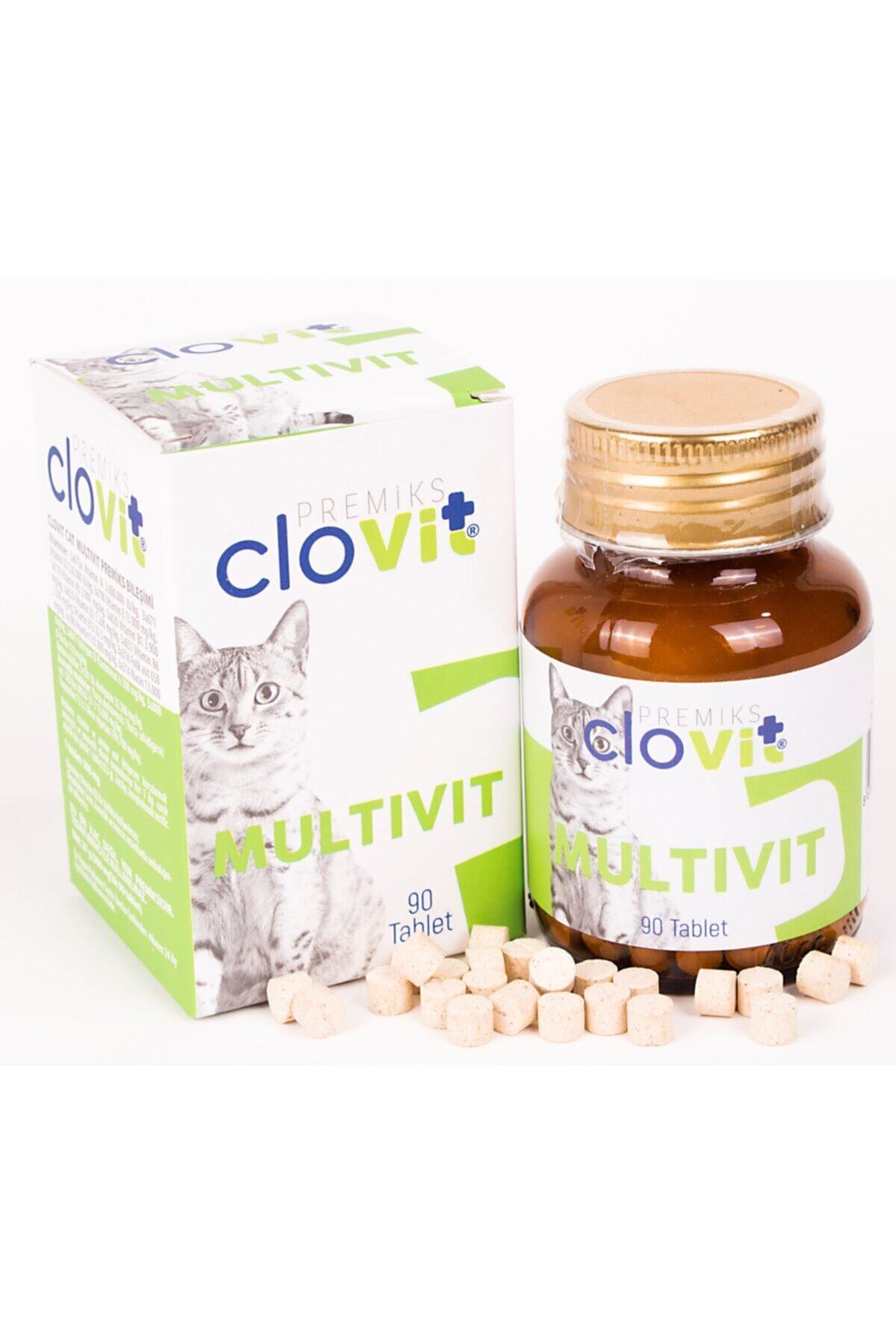 Durbuldum Clovit Multivit Kediler Için Multivitamin Ve Amino Asit Takviyesi