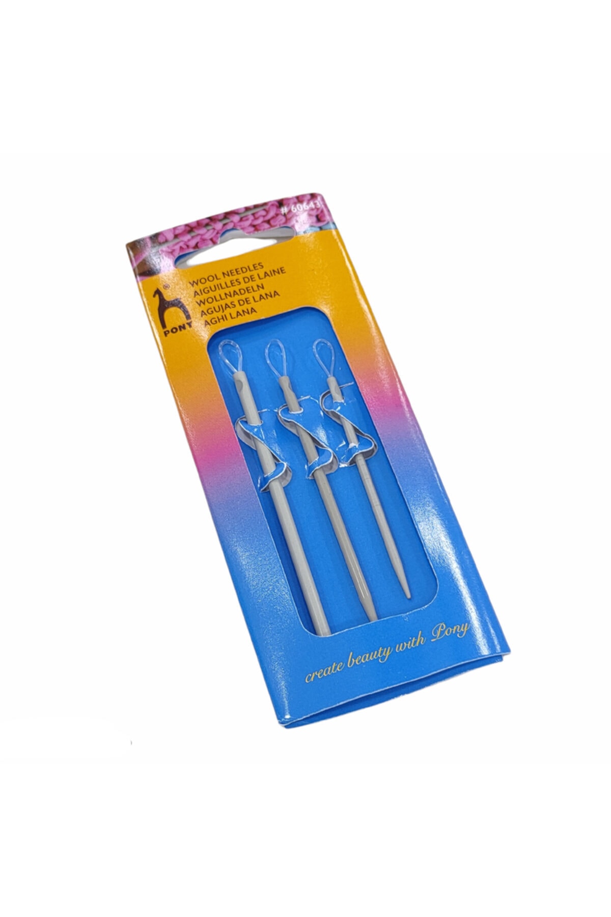 Pony 3 Boy Yün Iğnesi - Misinalı Yün Iğnesi