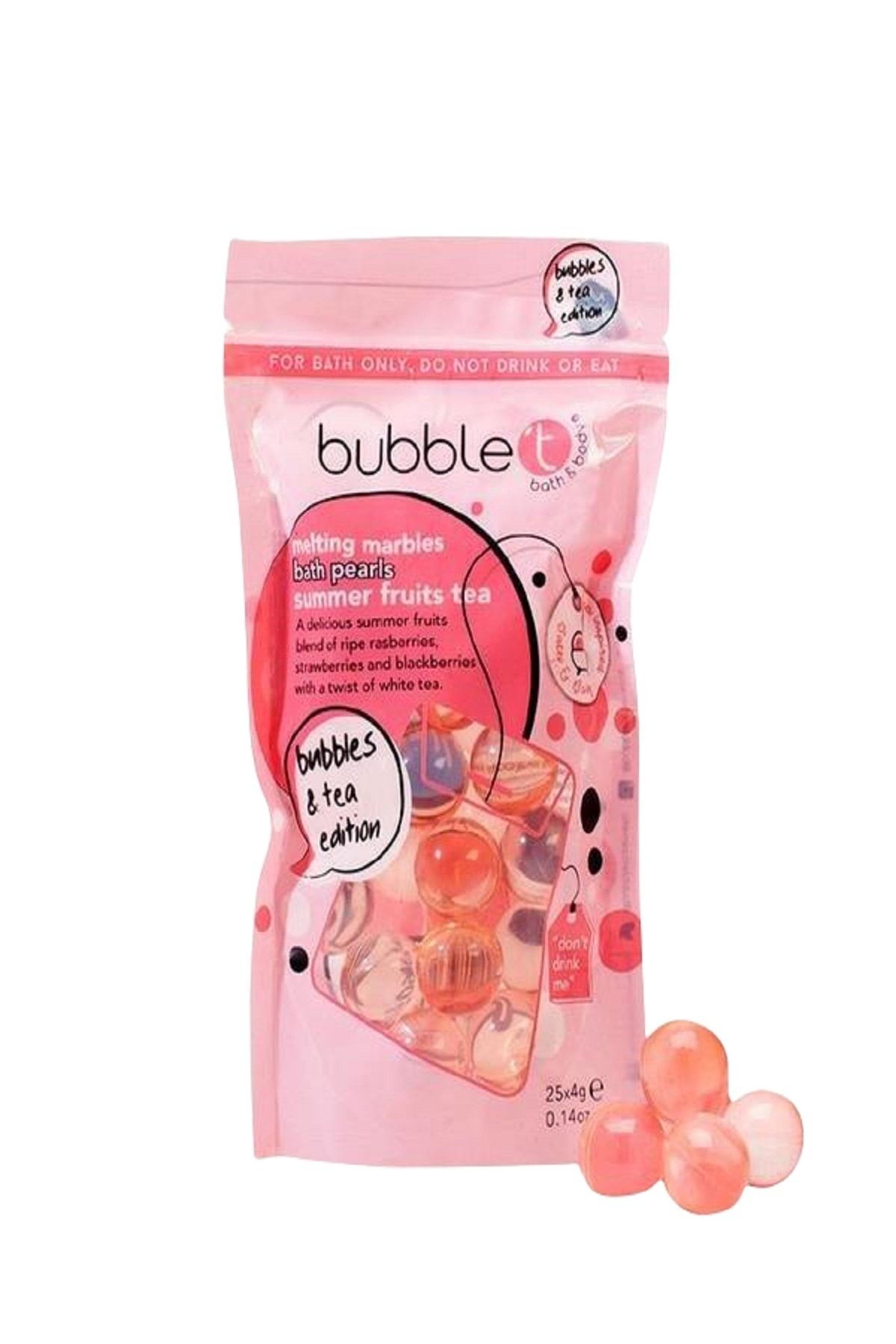 Bubble T Yaz Meyveleri Kokulu Eriyen Yağ Banyosu Topları (25X4G)