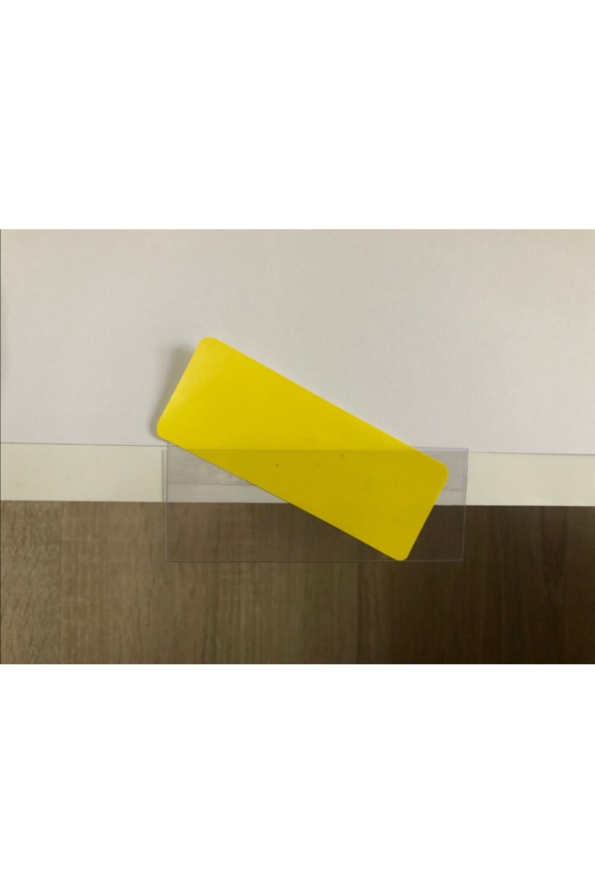 CYS ETİKET Pvc Arkası Yapışkanlı Raf Önü Fiyat Etiketliği 50'li Paket