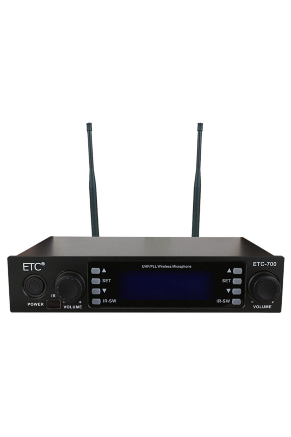 ETC -700 Uhf 2 El Çift Tünerli Kablosuz Telsiz Mikrofon