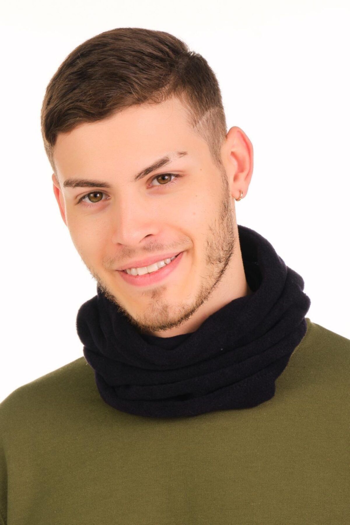 Elif İç Giyim Unisex Polar Lacivert Boyunluk