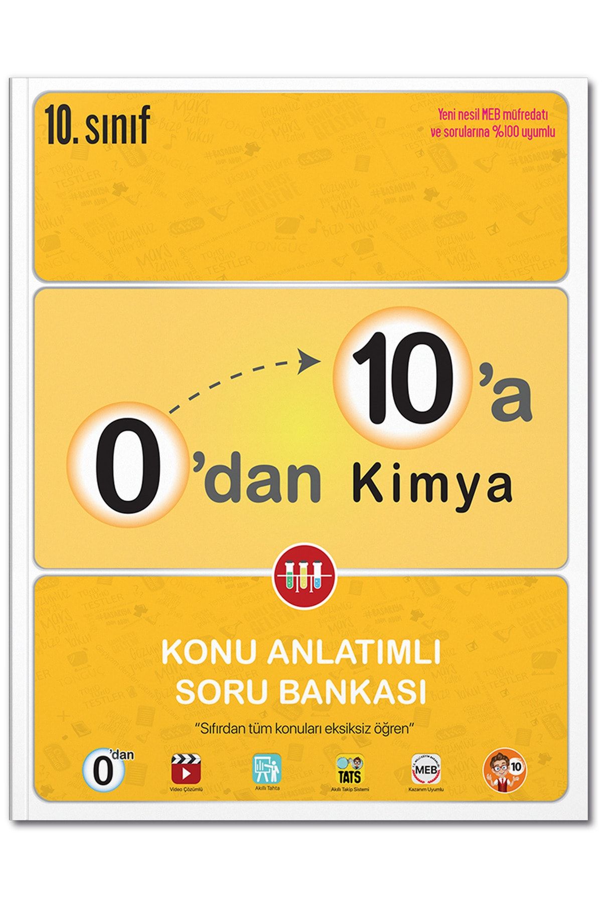 Tonguç Yayınları 0'dan 10'a Kimya Konu Anlatımlı Soru Bankası