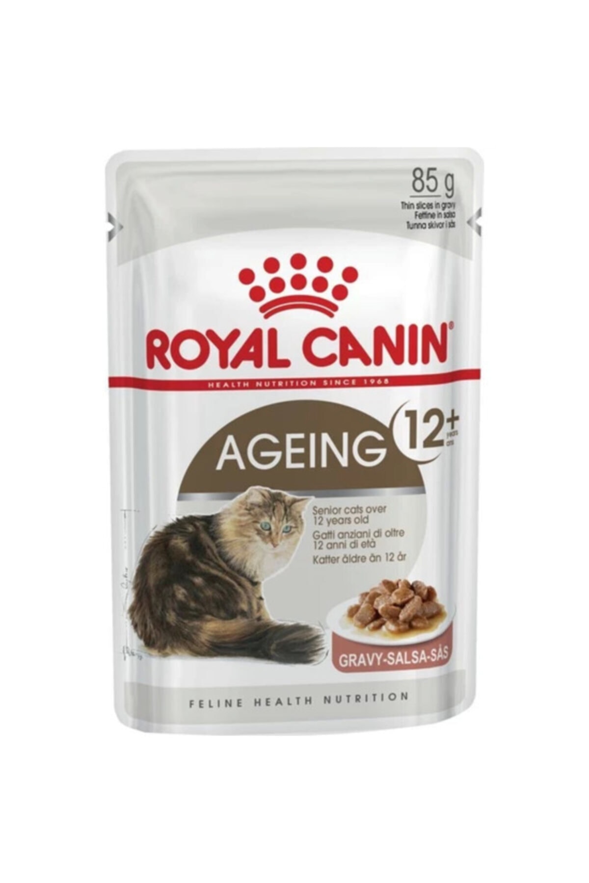 Royal Canin Ageing +12 Gravy Soslu Pouch Yaşlı Kedi 6 Adet x 85 gr