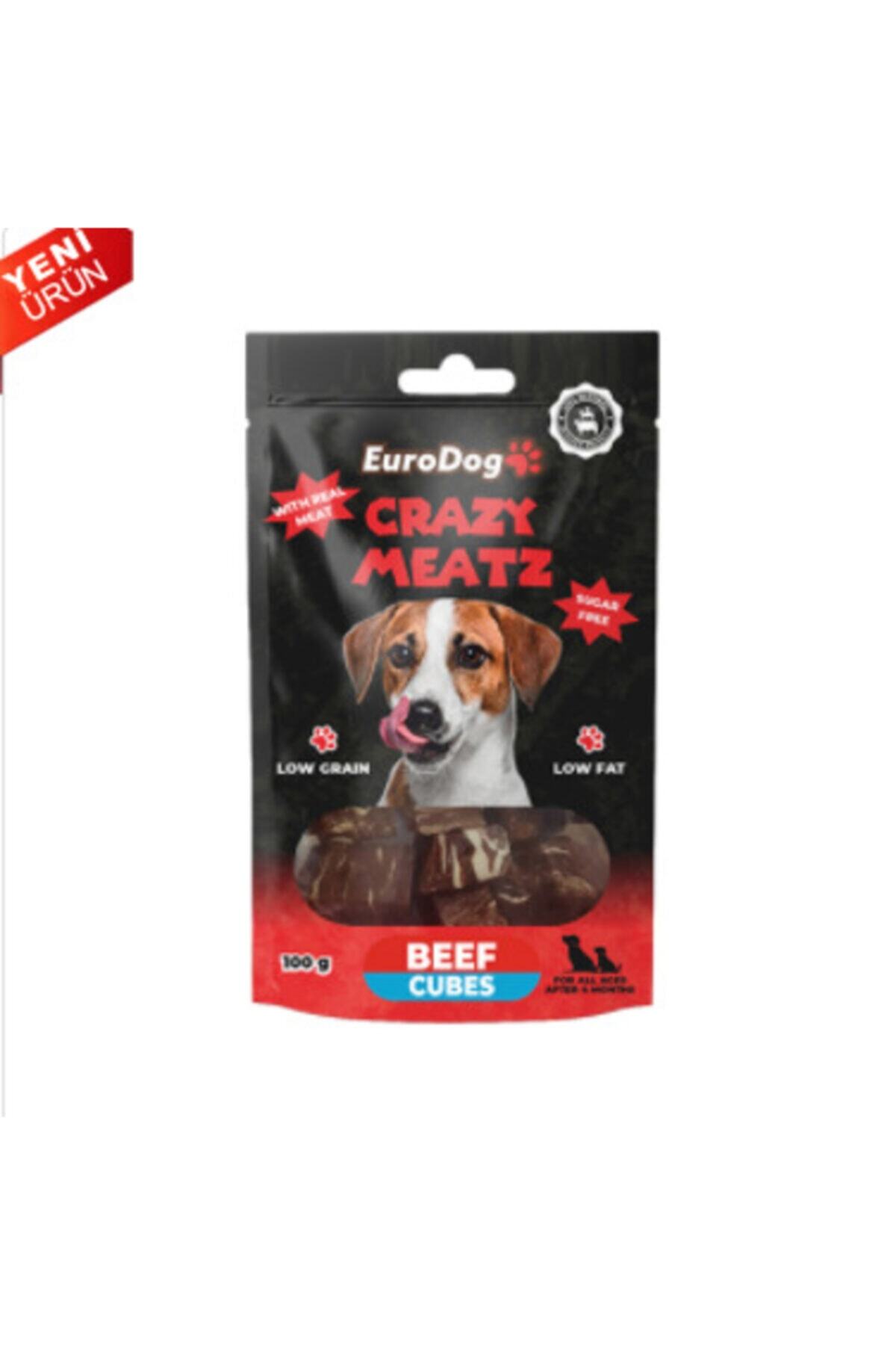 Eurodog Beef Cubes Köpek Ödül 100 Gr
