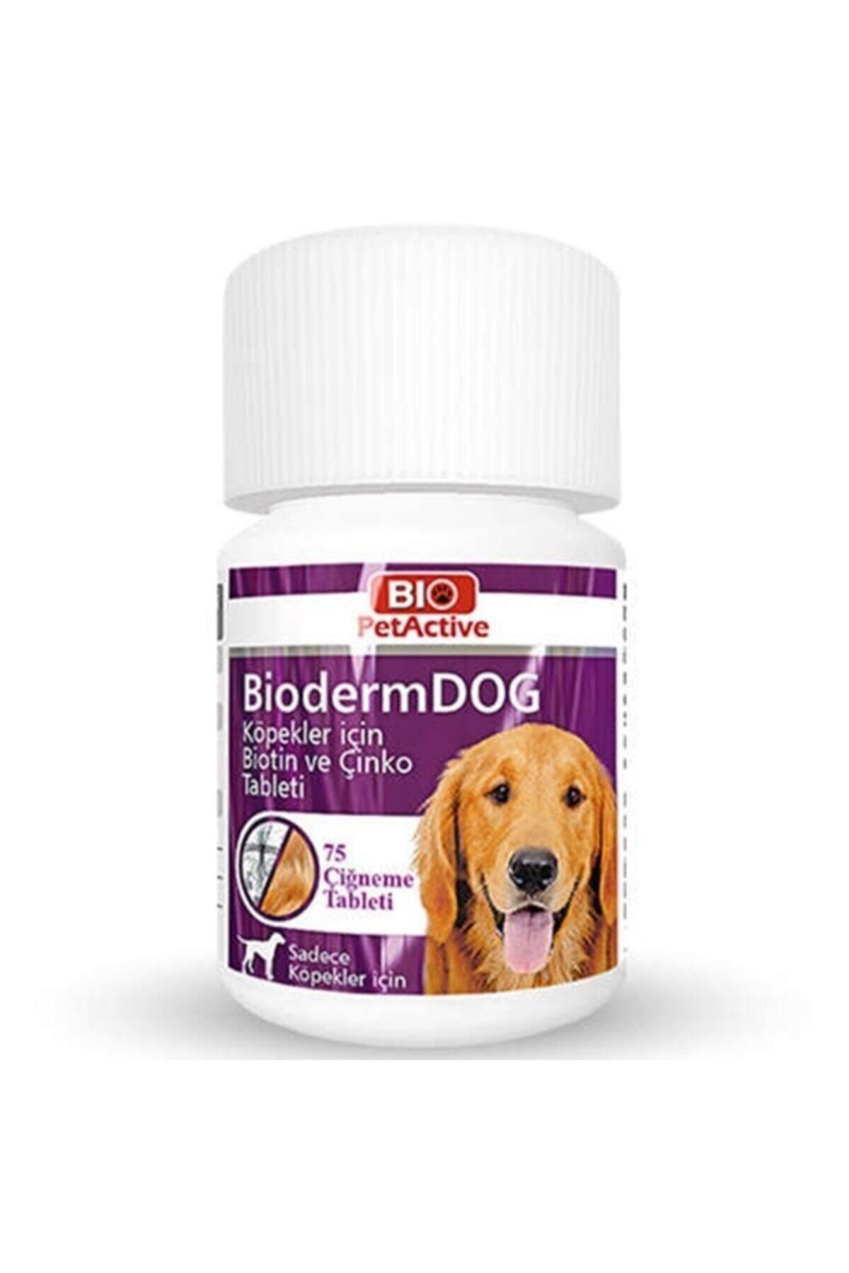 Bio PetActive Biodermdog Biotin Ve Çinko Köpek Tableti 37,5 gr 75 Tablet