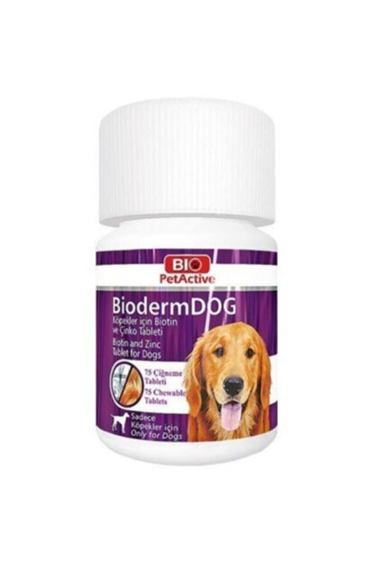 Bio PetActive Bio Pet Active Bioderm Biotin Ve Çinko Köpek Tableti 75 Adet
