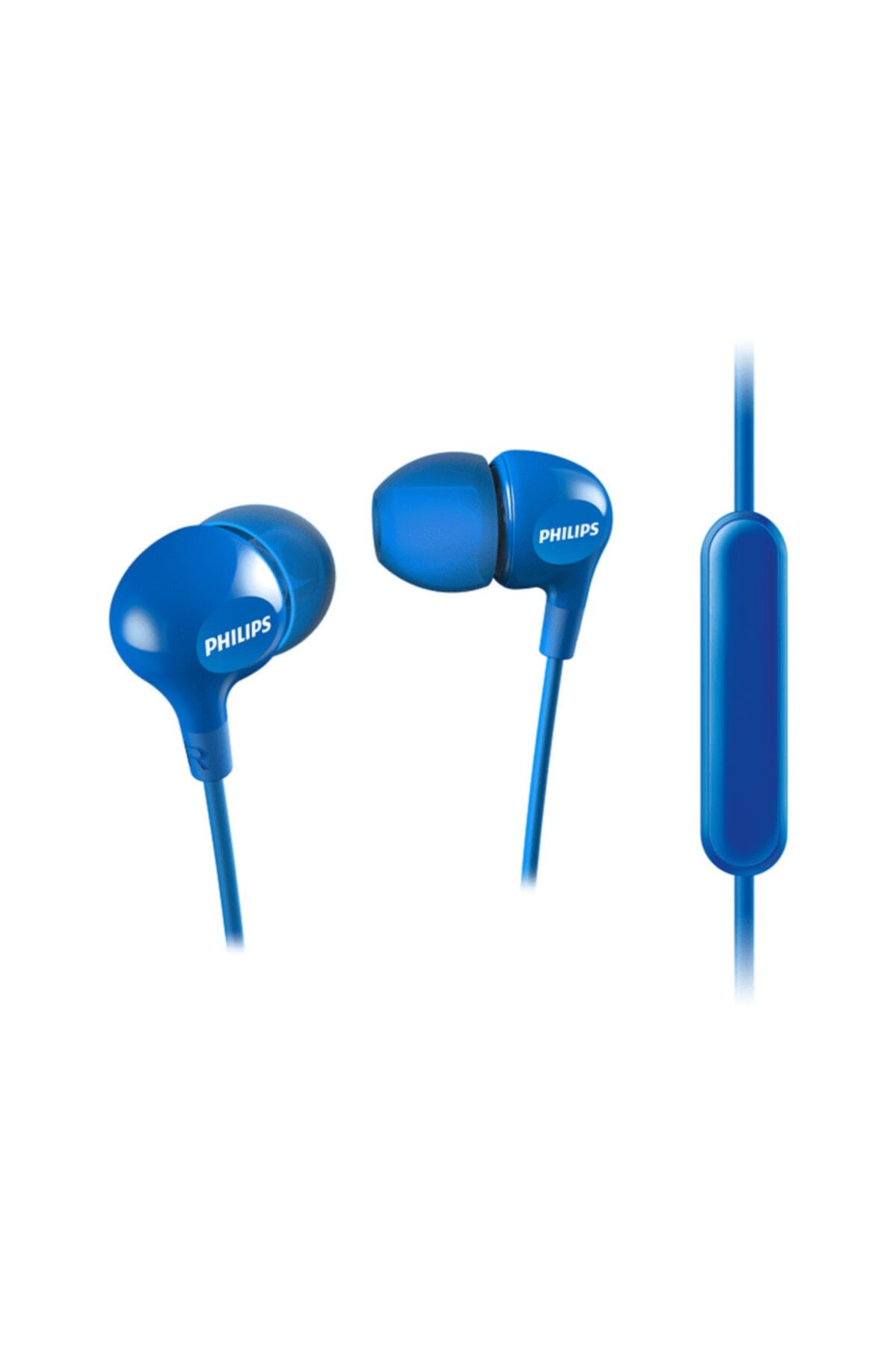Philips She3555 Uyumlu Kablolu Kulak Içi Kulaklık Mavi