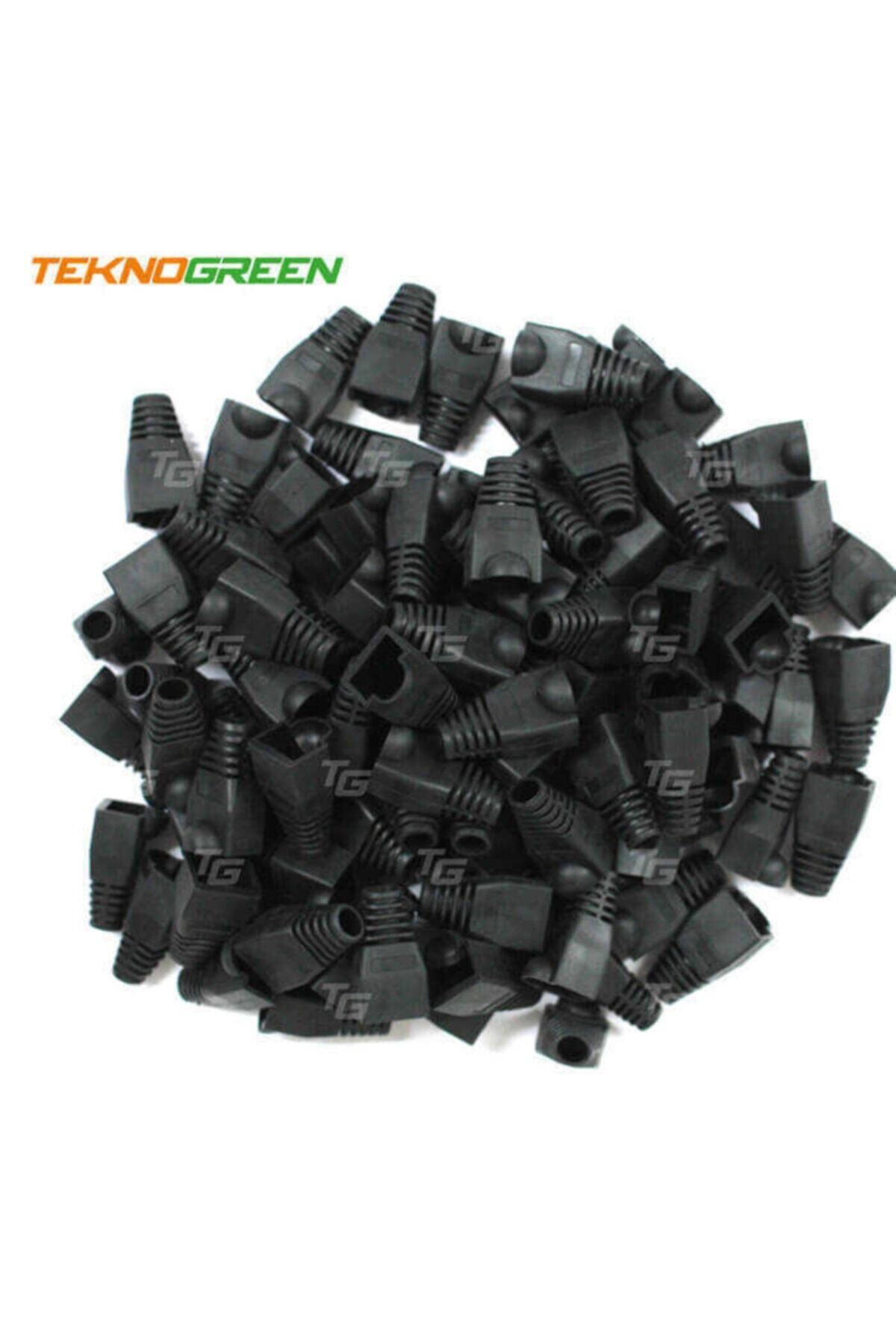 TEKNOGREEN Tkj-45ps Siyah Rj45 Kılıfı (100 Lü Pak)