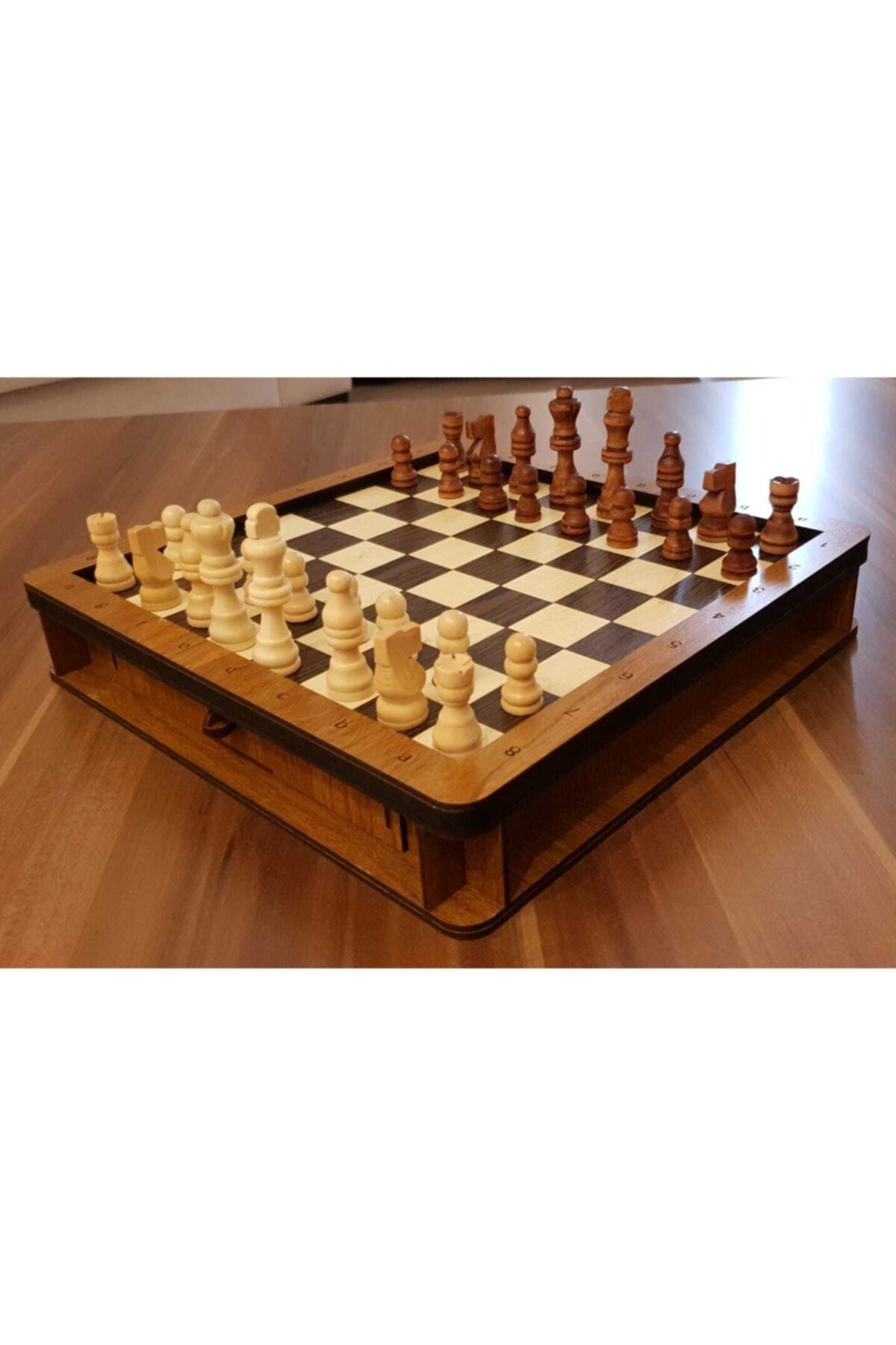 Woodyline Ahşap Satranç Takımı 30 X 30 Cm