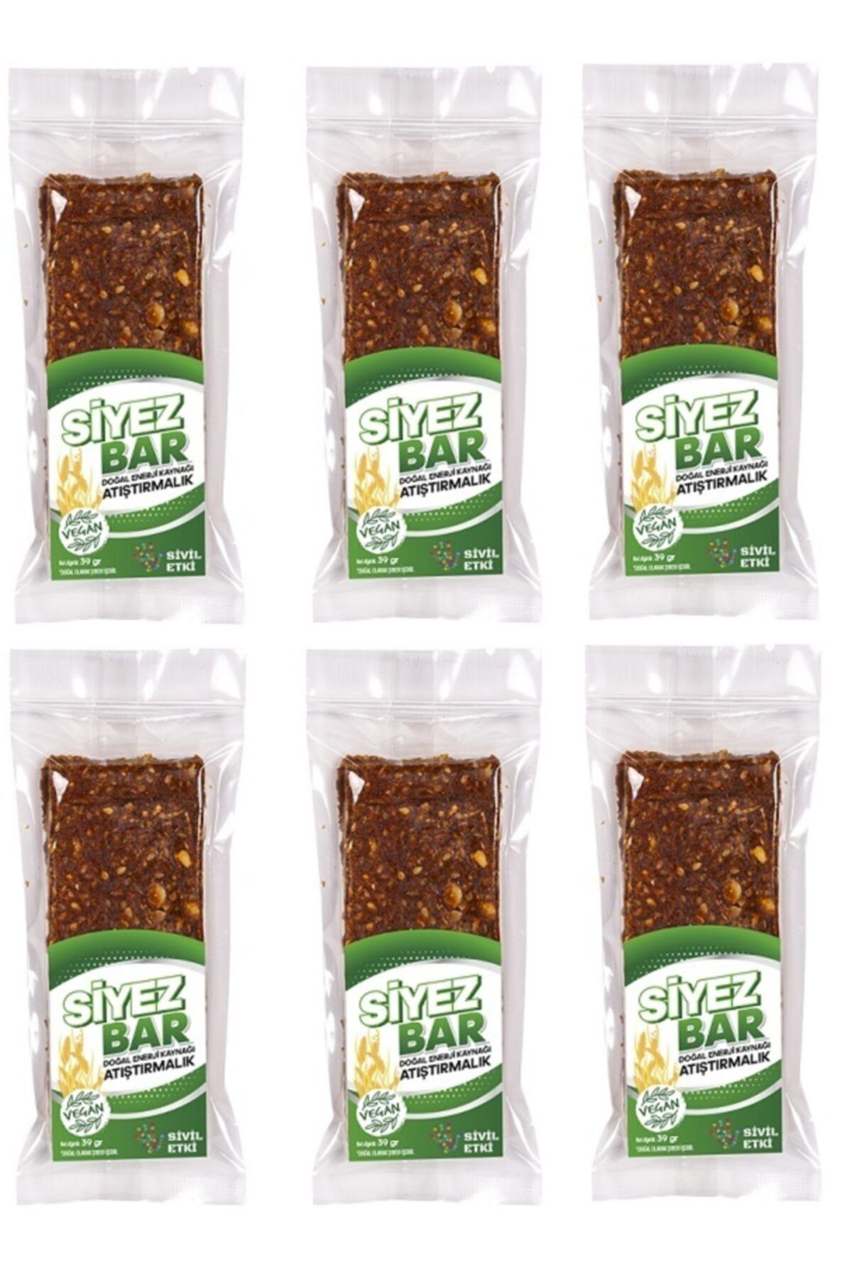 Sivil Etki Vegan Siyez Bar (6 Adet)
