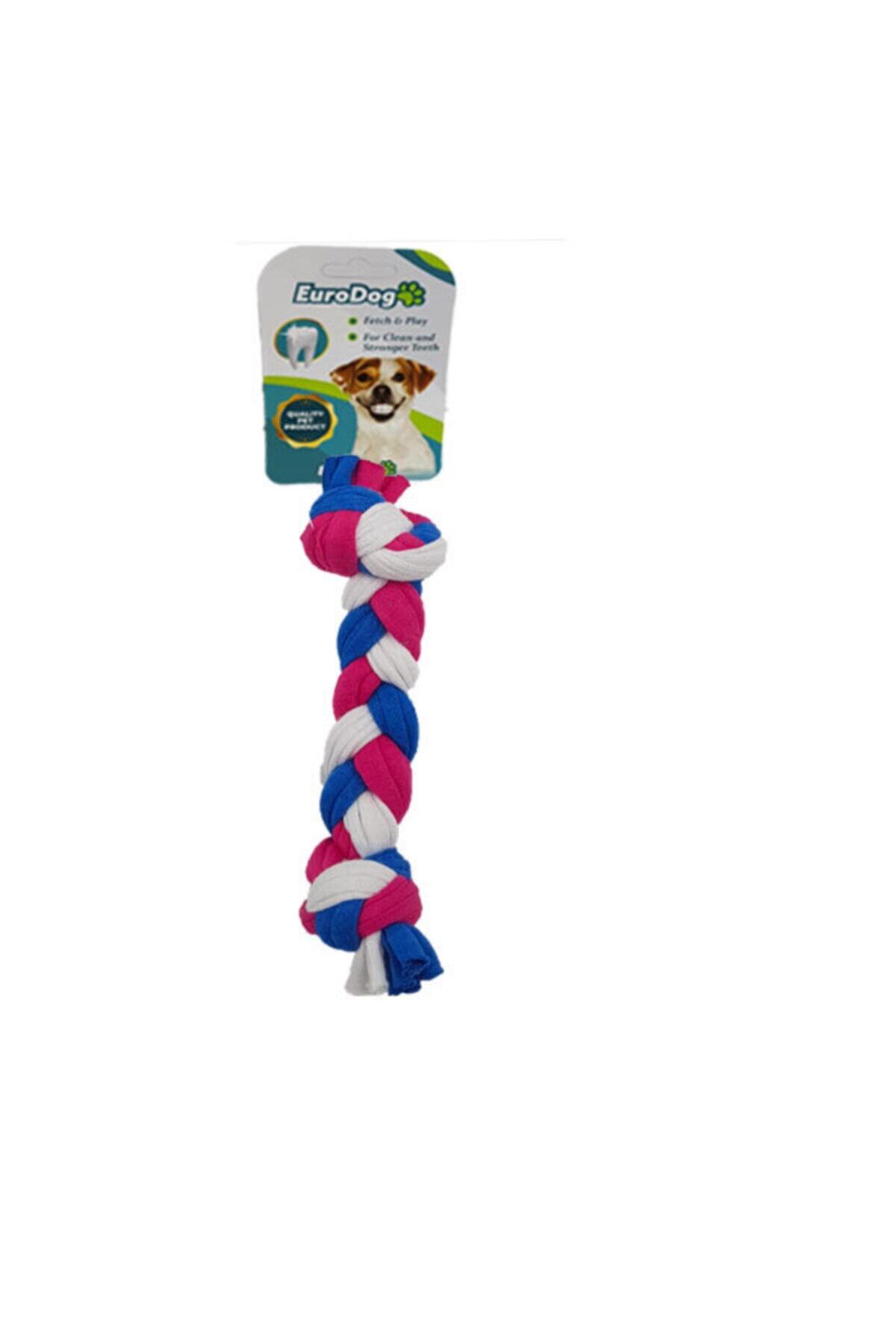 See Me Eurodog Köpek Diş Kaşıma Ipi 15cm (mavi-kır-bey)