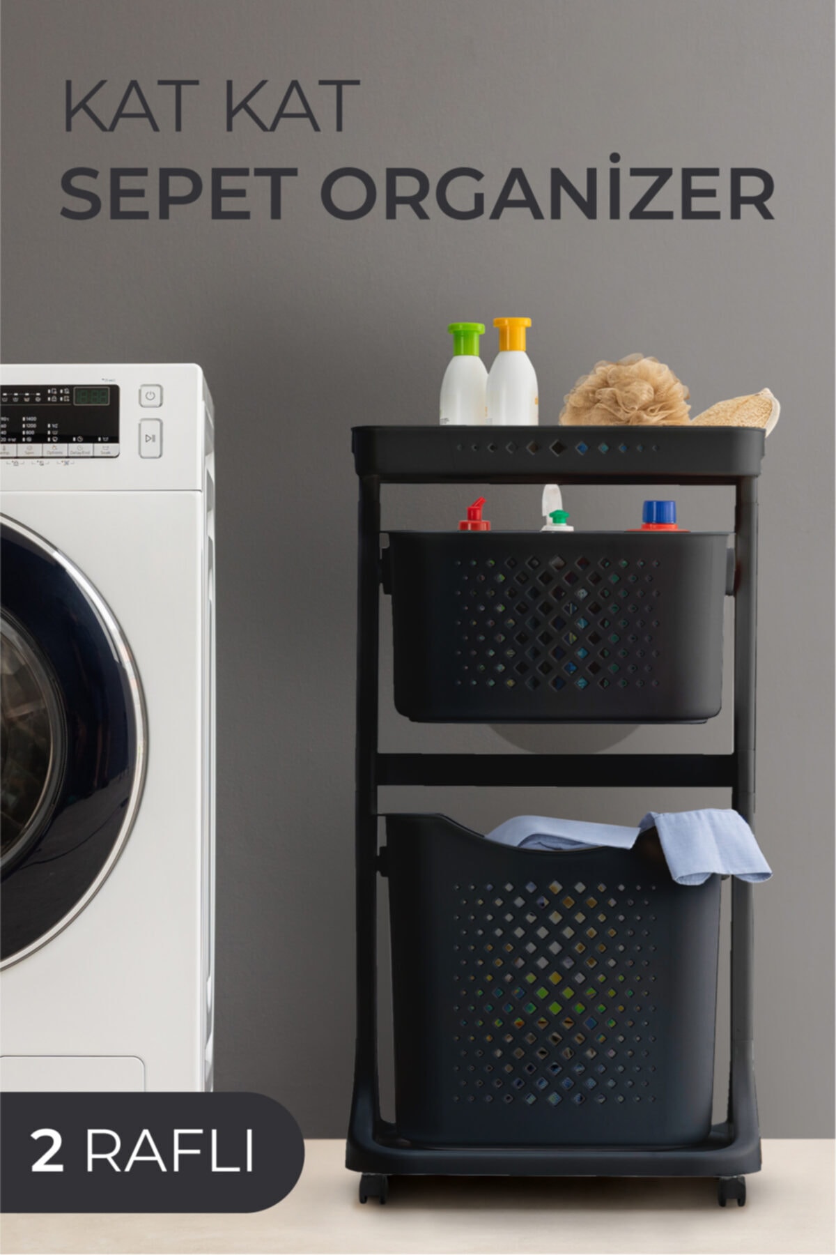 VIENEV Kat Kat Sepet Organizer No:2 Antrasit