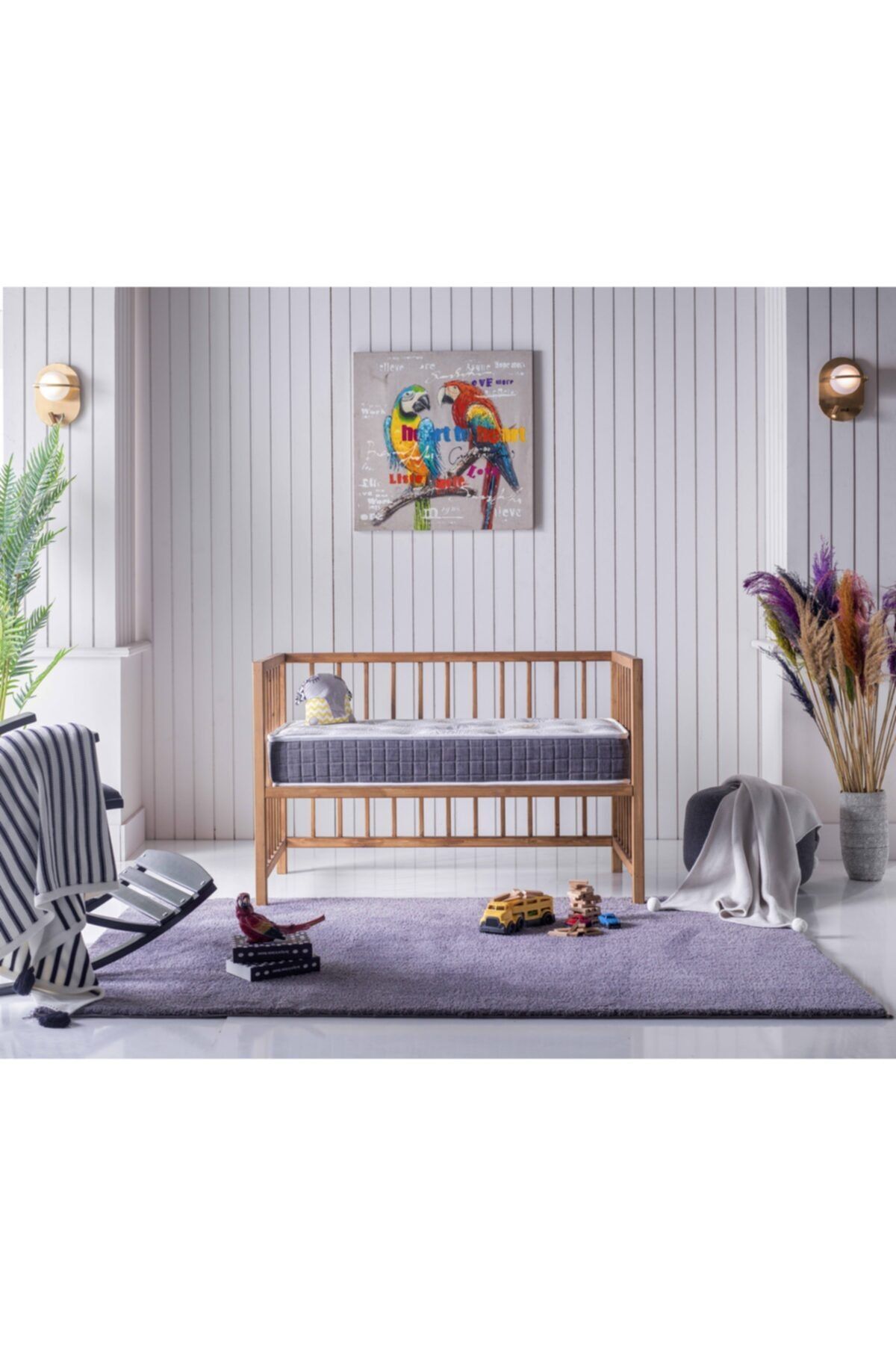 Bera Yatak Natural Sleep Ortopedik Süngerli Bebek Yatağı 60x120