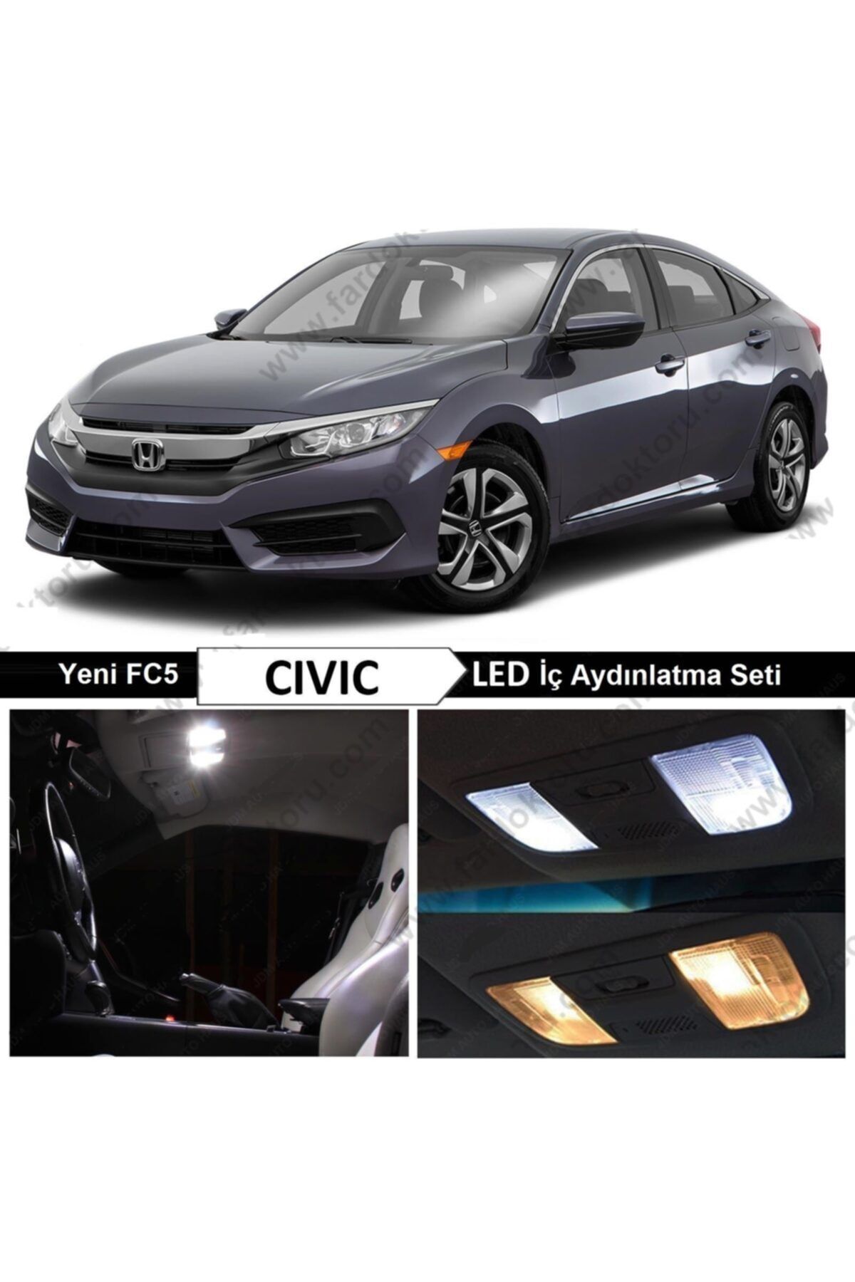 Fardoktoru HONDA CİVİC FC5 LED İÇ AYDINLATMA SETİ