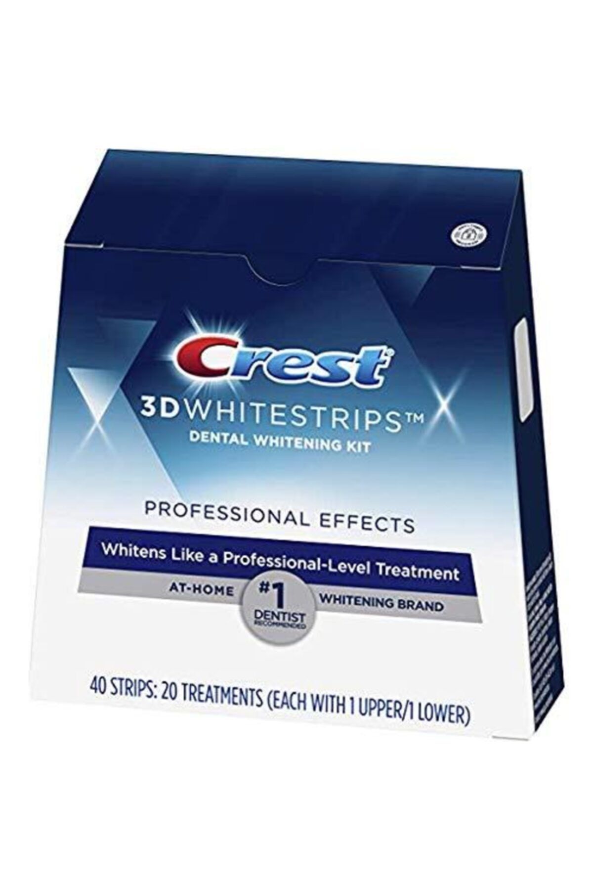 CREST 3d White Professional Effects Diş Beyazlatma Bantı 20 Bant 3d Whitestrips -10/20