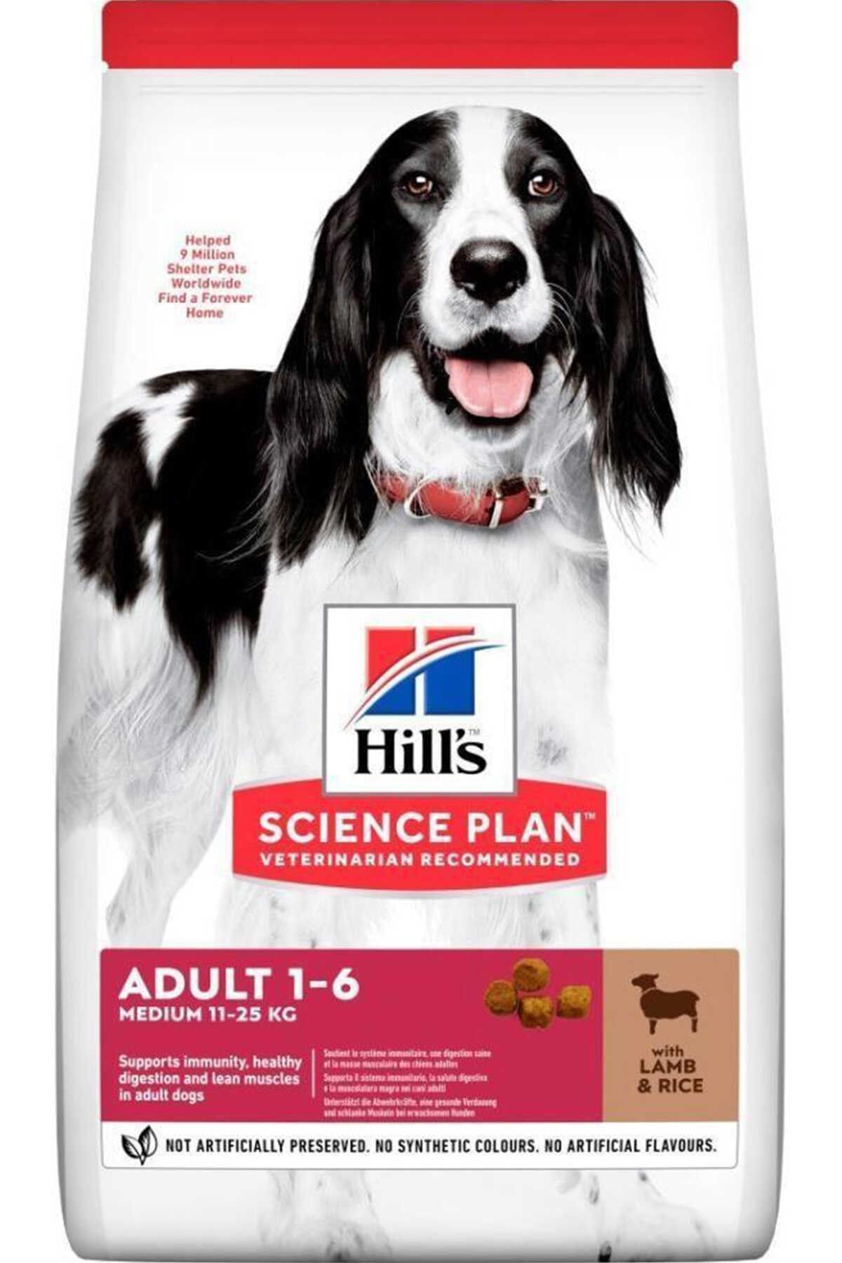 Hill's Kuzu Eti Ve Pirinçli Orta Irk Yetişkin Köpek Maması 14kg