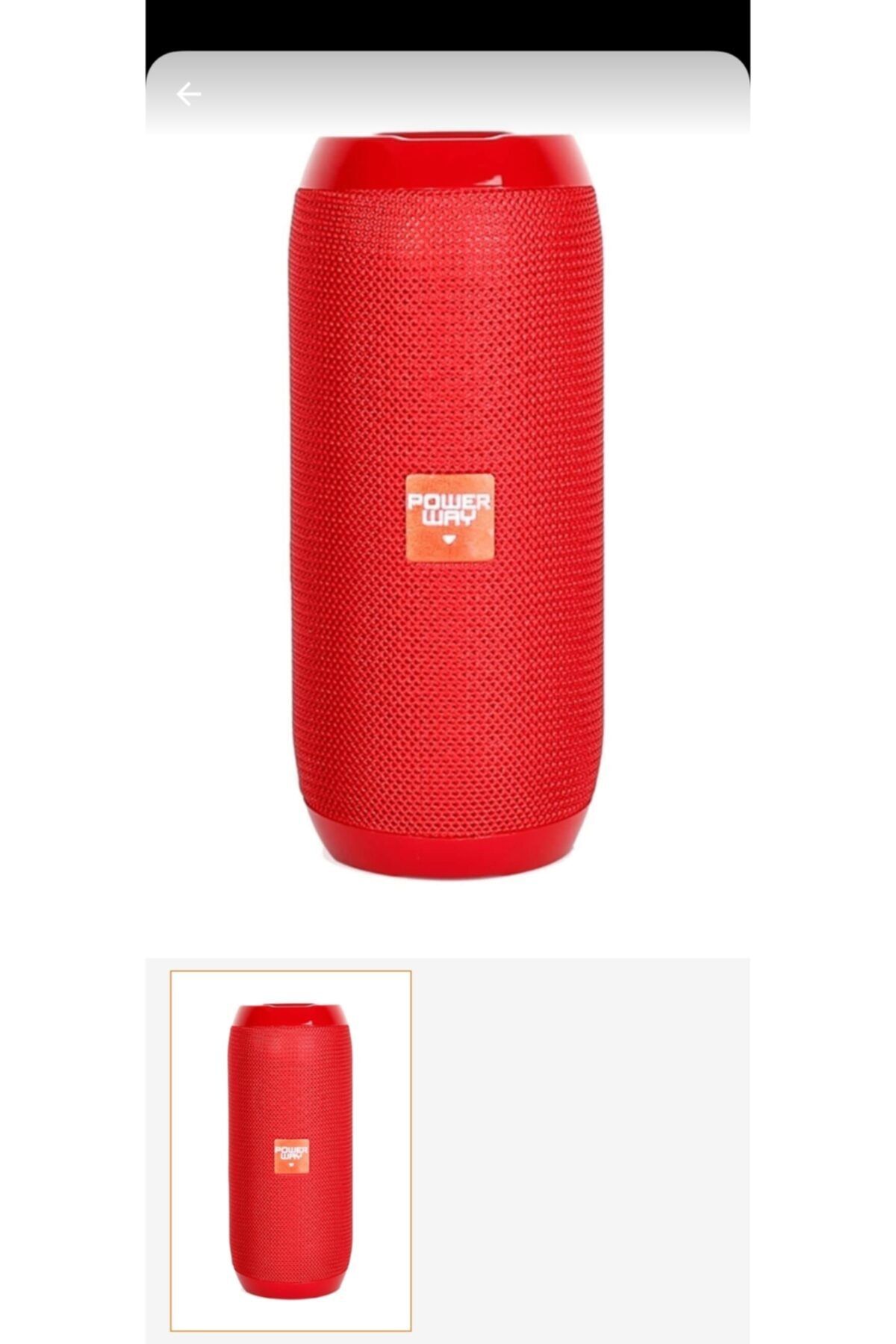 POWERWAY Ses Bombası Taşınabilir Harika Wrx 05 Speaker Bluetooth/fm