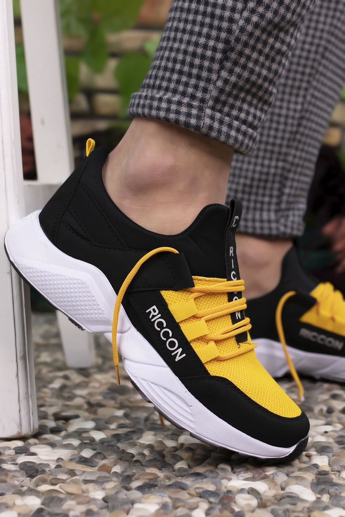 Siyah Sarı Unisex Sneaker