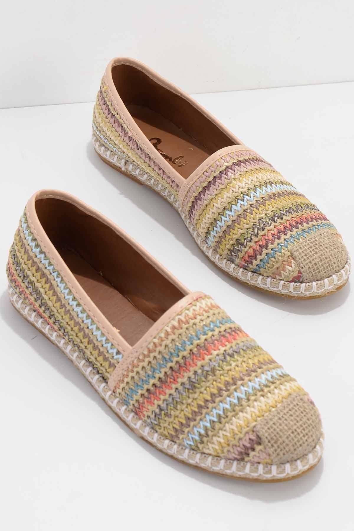 Bambi Hardal Vizon Kadın Espadril K01702142028
