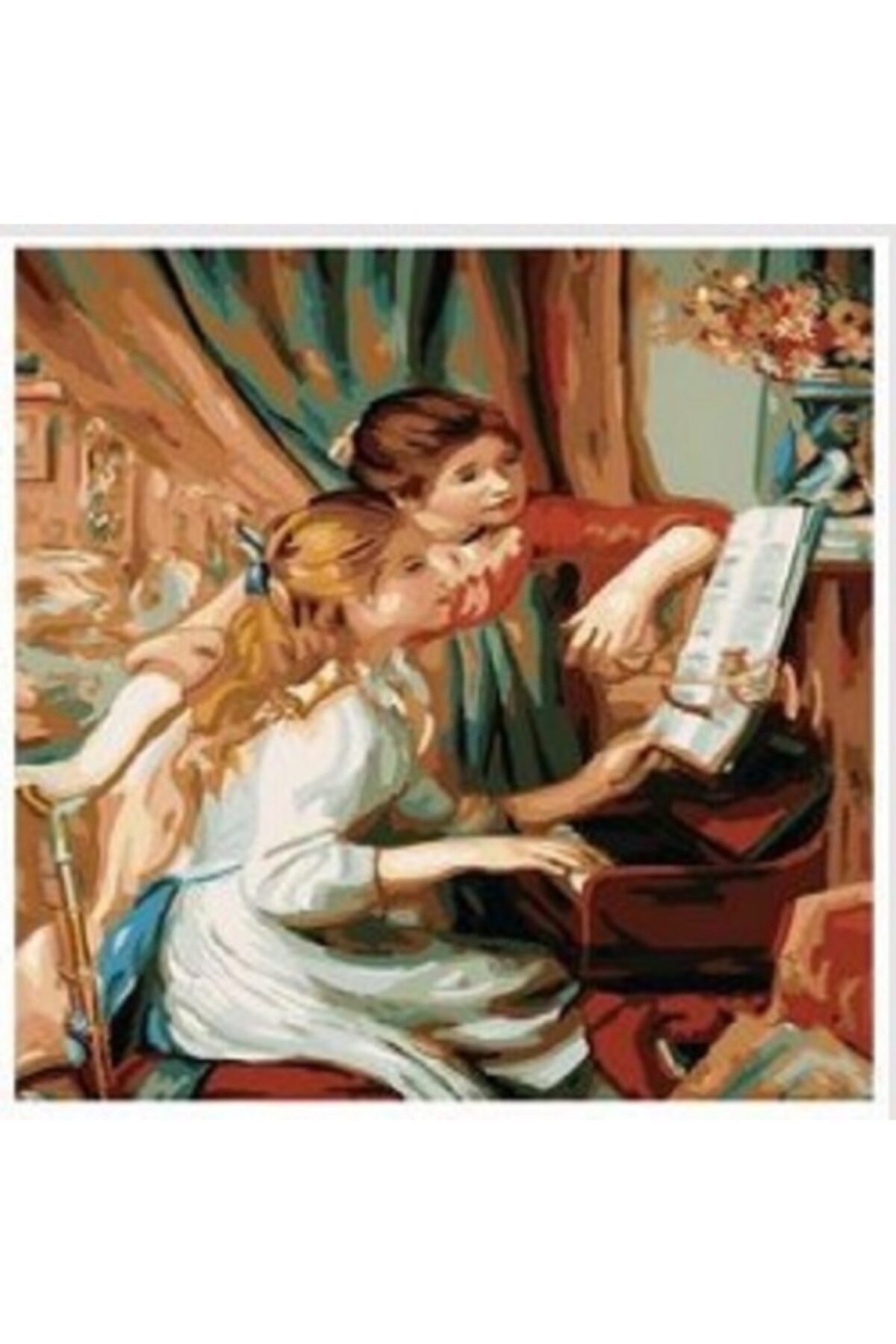 art liva Sayılarla Boyama Hobi Seti Tuvalli 40x50 cm Piyano