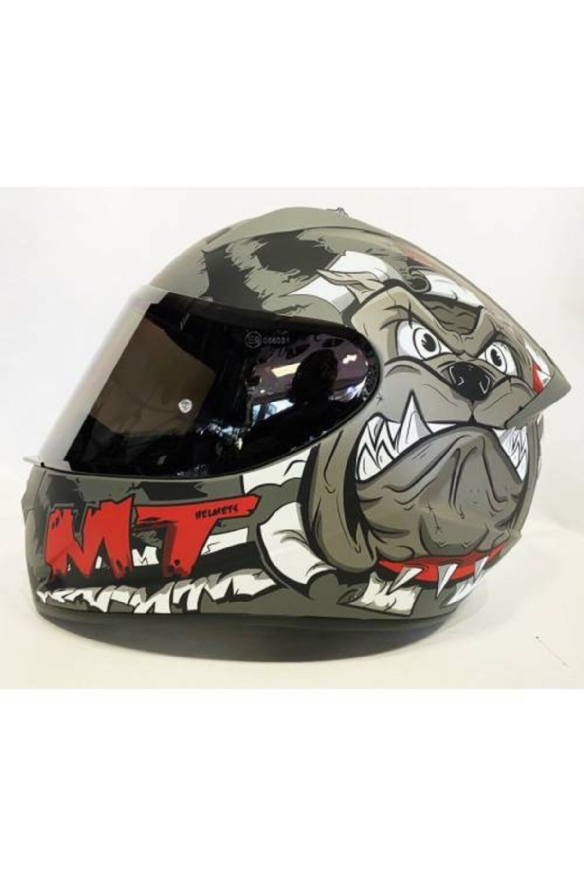 MT Helmets Kask Mt Stınger Neron Dog Full Face (duman Camlı)