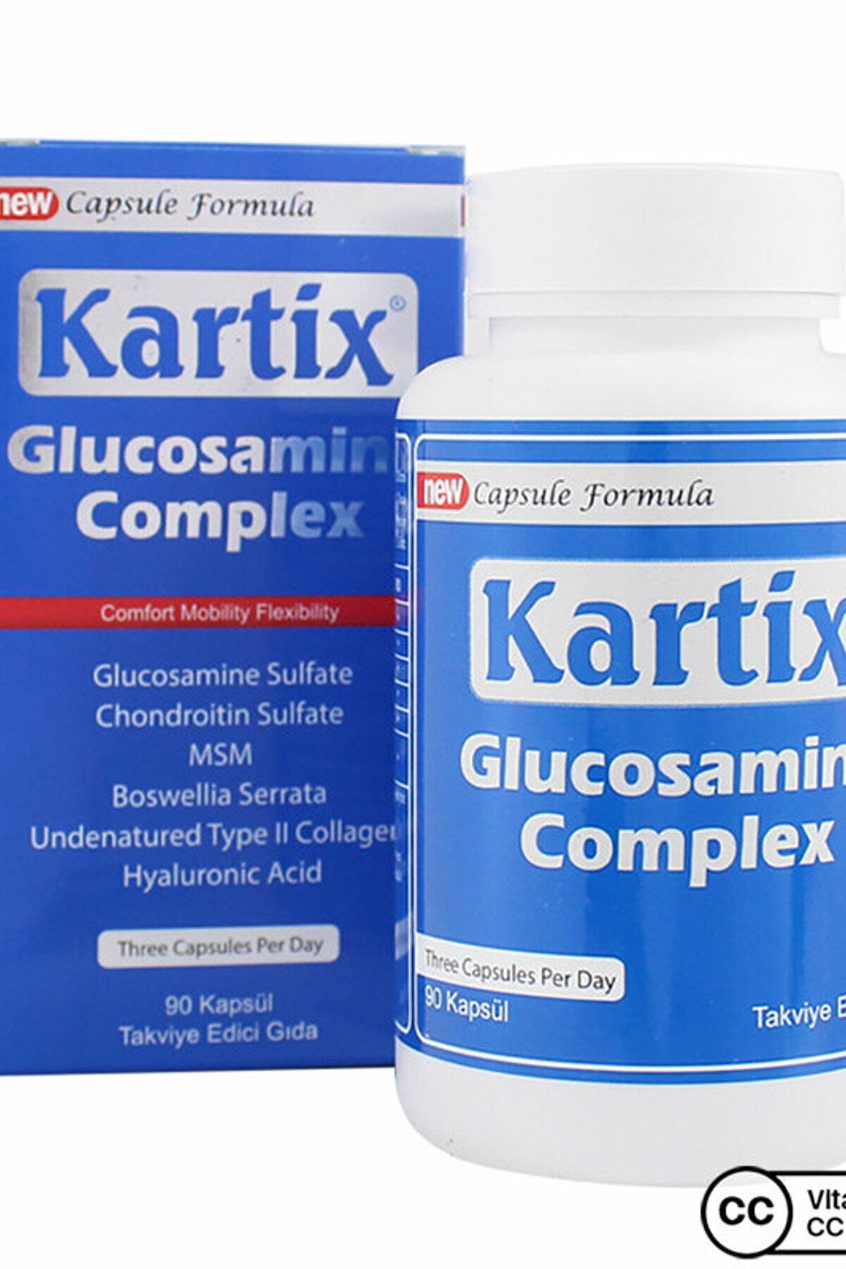Rcfarma Kartix Glucosamine Chondroitin Msm 90 Kapsül