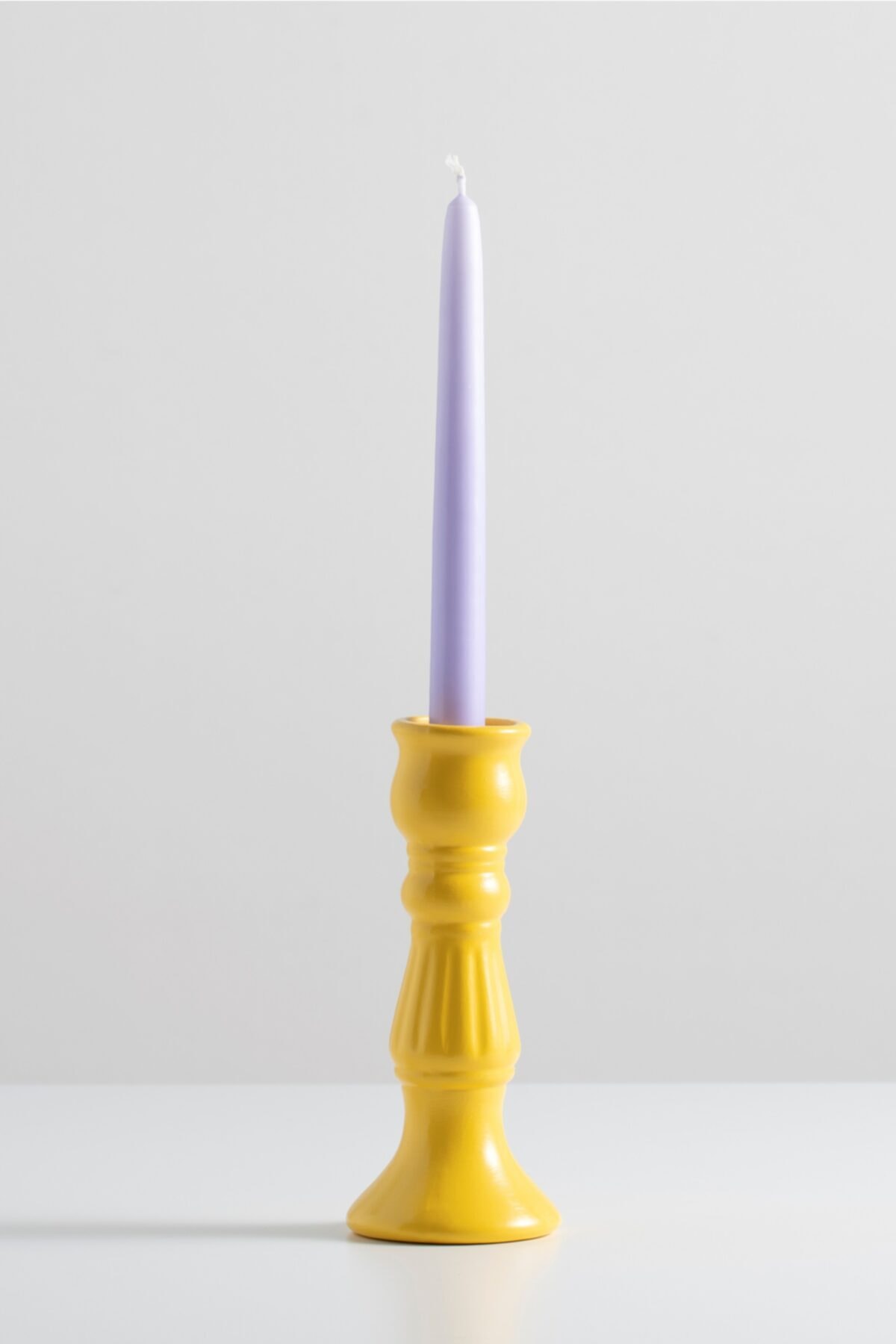BAB OBJECTS Sarı Medium Candle Holder /mumluk