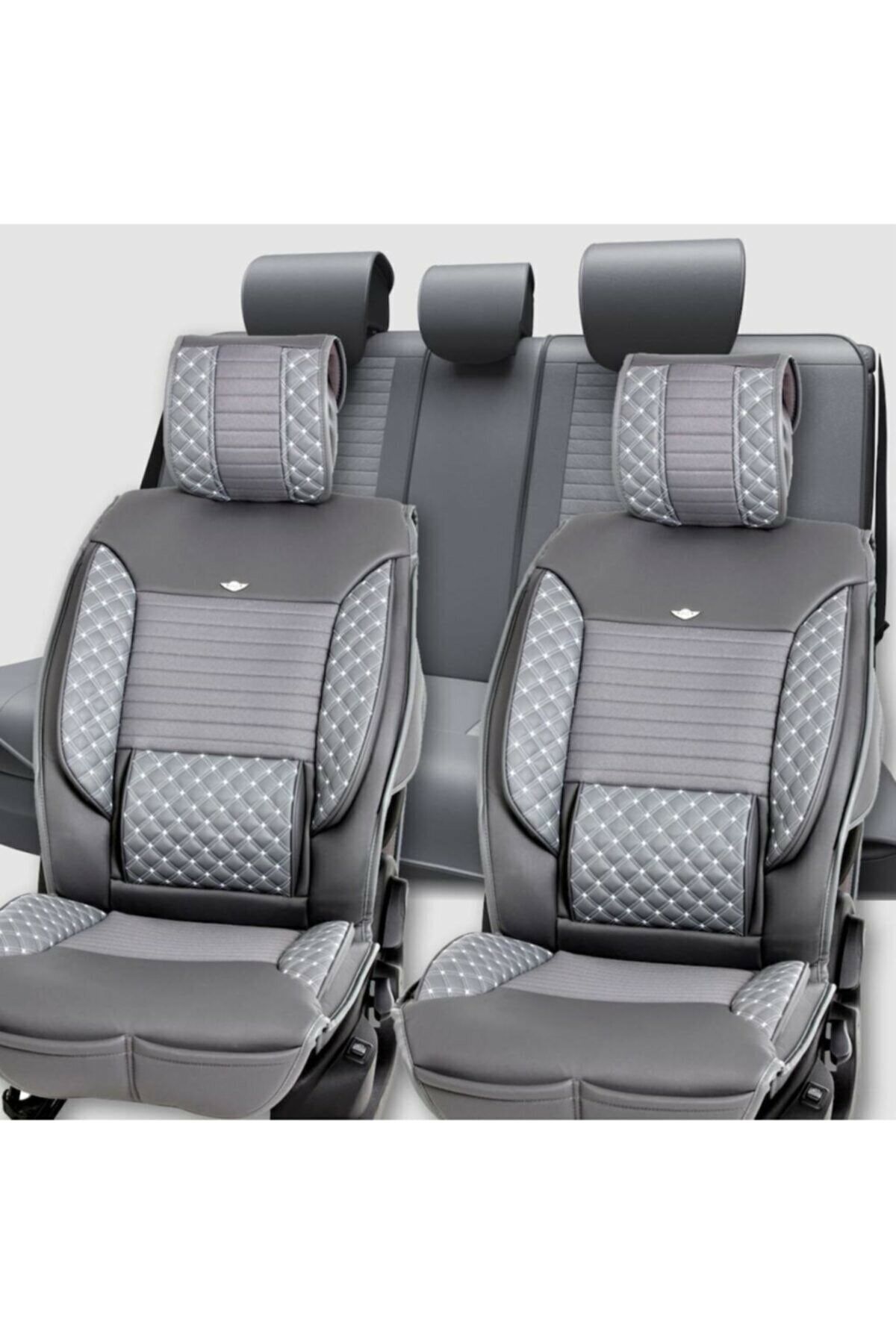 Stil Hyundai Getz Uyumlu Lüks Deri Oto Koltuk Kılıfı Ön/arka Set