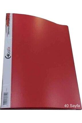 Katalog (SUNUM) Dosya 40 Lı A4 Kırmızı Image 0