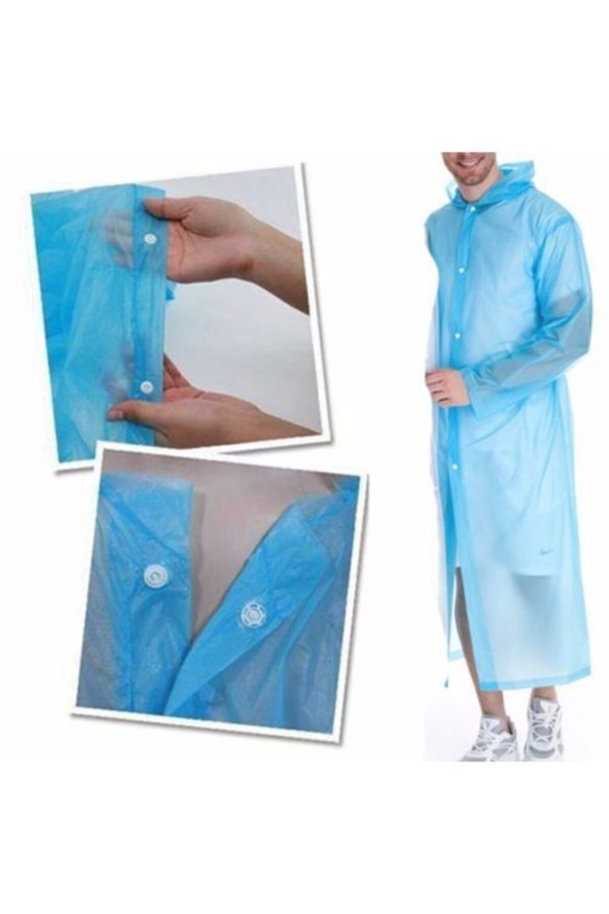 uygunabuldum 3 Lü Aile Boyu Yağmurluk