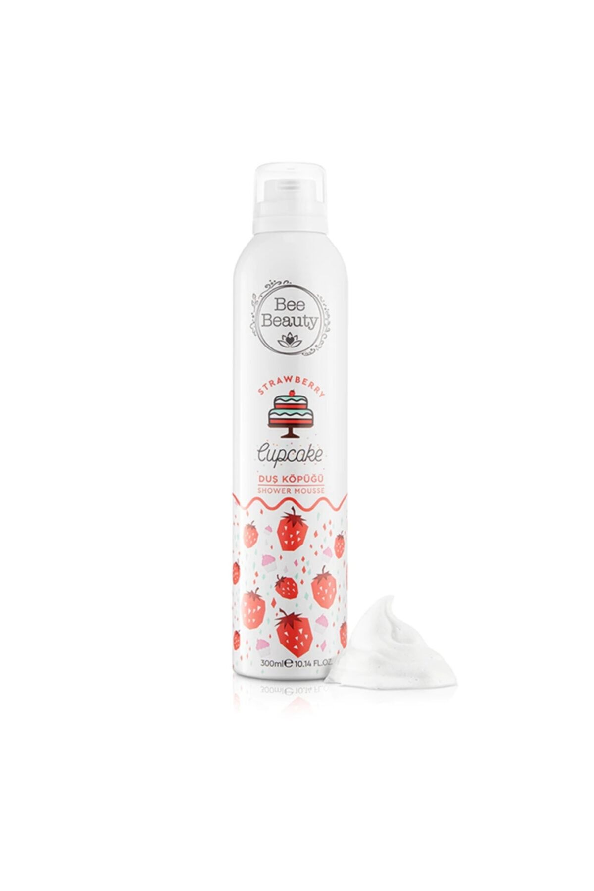 Bee Beauty Strawberry Cupcake Aerosol Duş Köpüğü