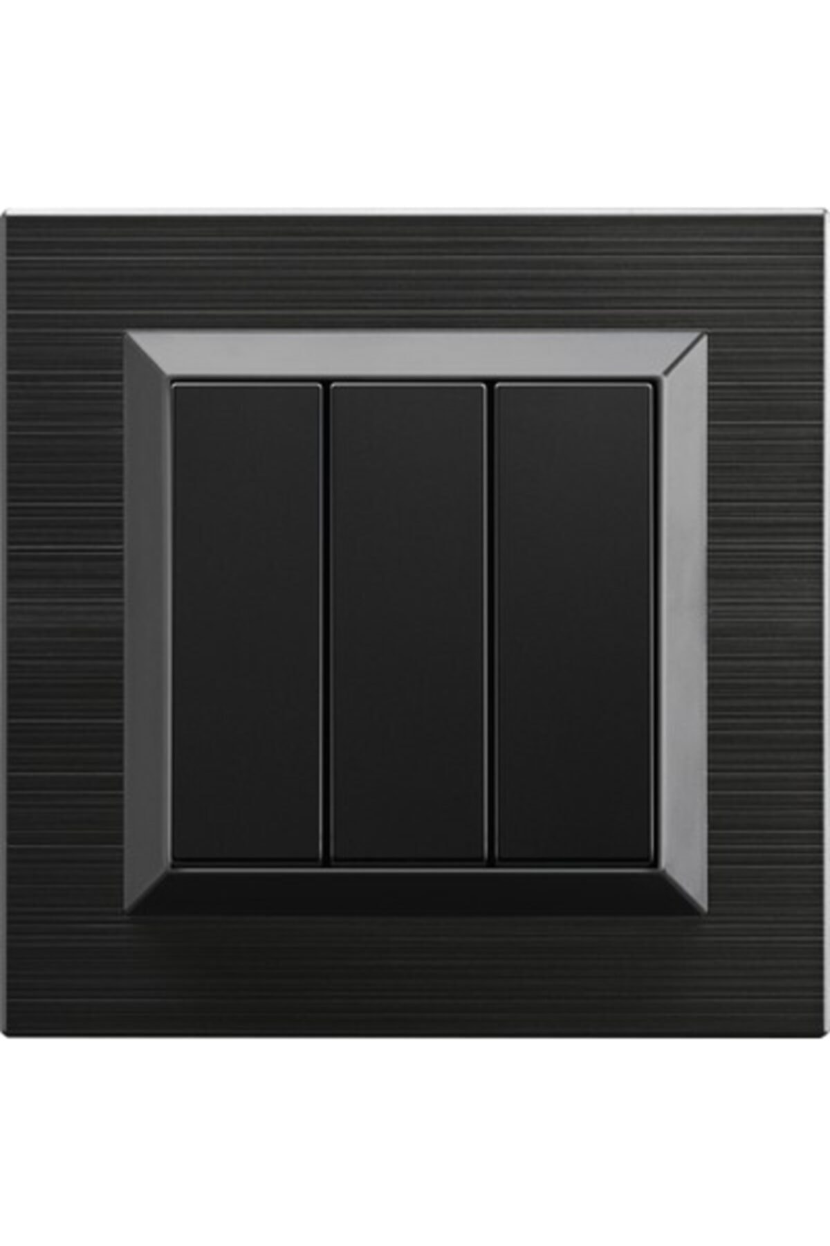 OVİVO Quantum Siyah Üçlü Anahtar