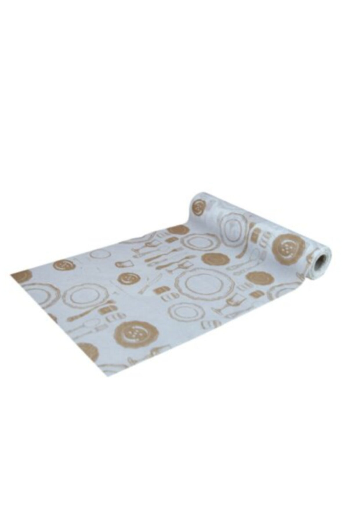 Pratikser Bej Desenli Kullan At Masa Örtüsü 10'lu 100x120 cm