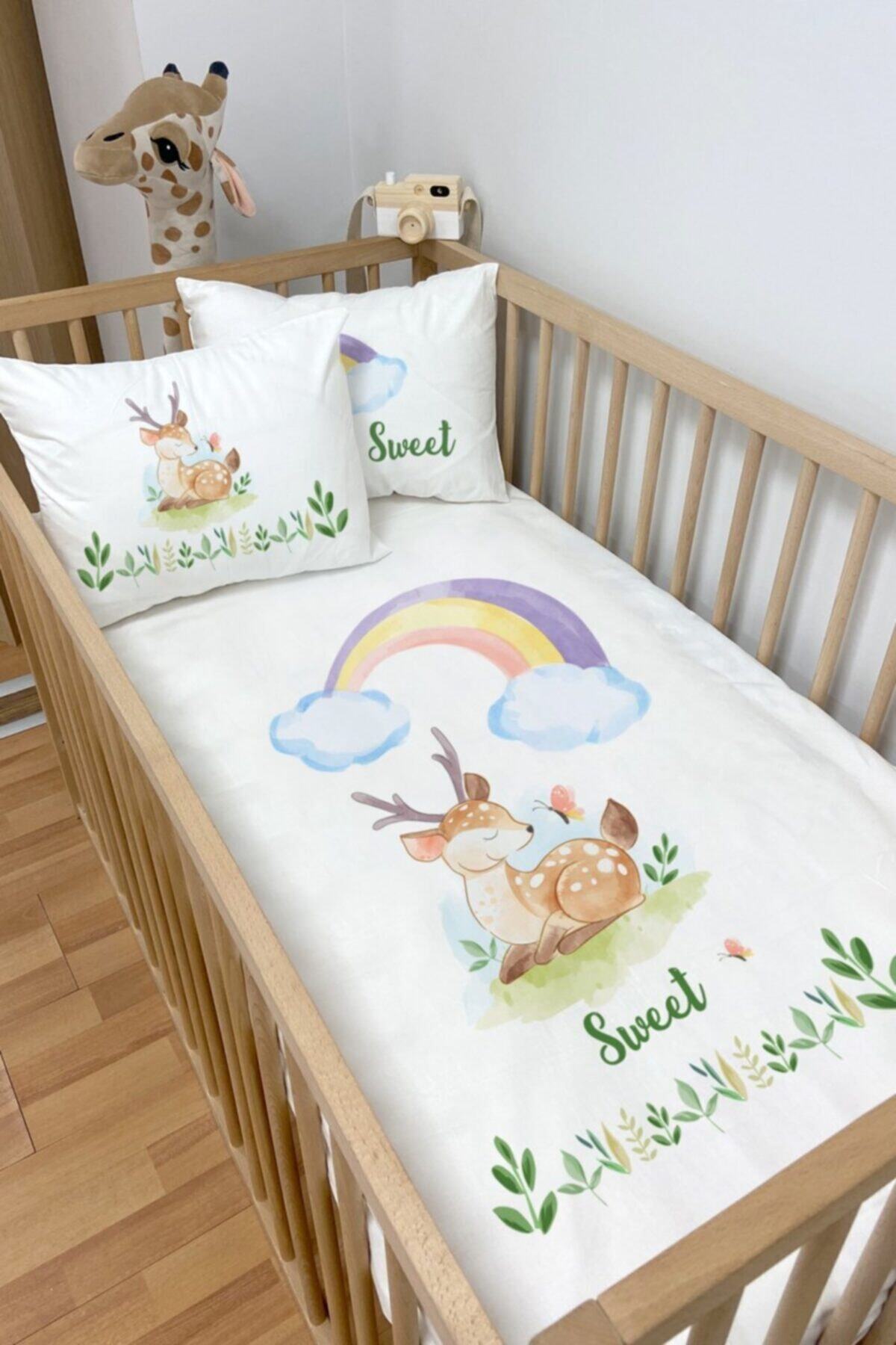 Homamia %100 Pamuk Saten Bebek Nevresim Takımı