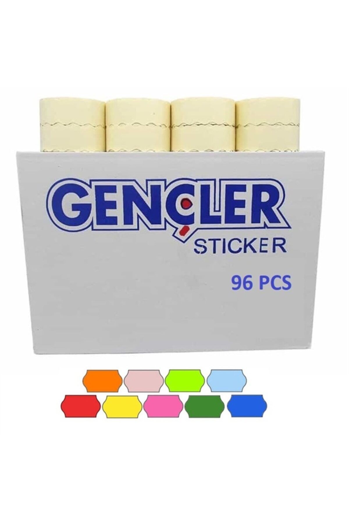 Gençler Etiketleme Makinesi Sarı Etiket 96adet