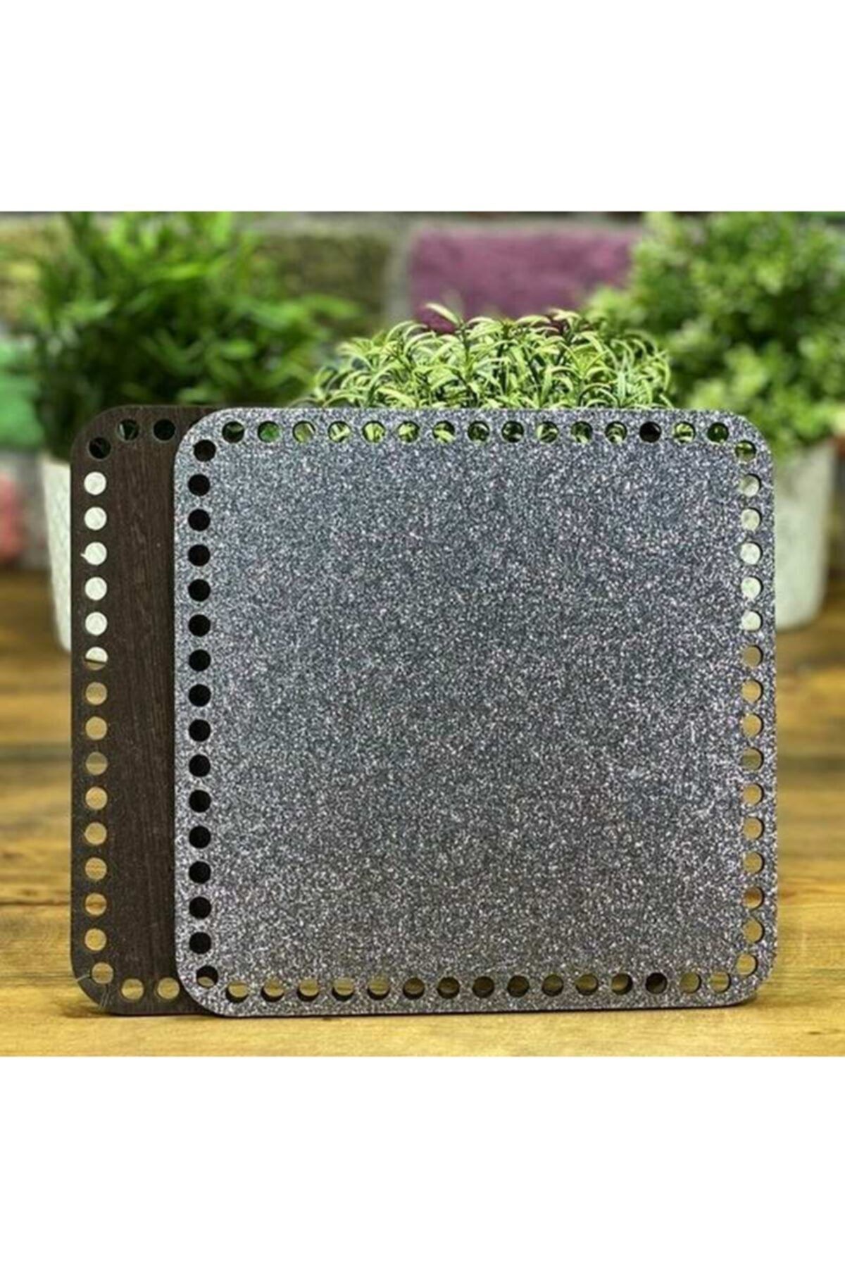 Diva İplik Diva Line Çanta Kenarı Ahşap Simli 2'li (çap: 20 Cm) Sck-32