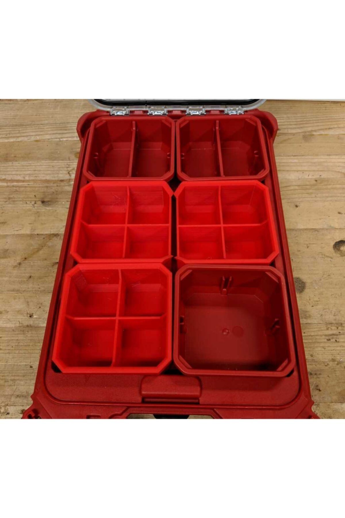 BCA Milwaukee Packout Organizatör Istif Tutucu Stand Aparatı 6 Adet Kırmızı