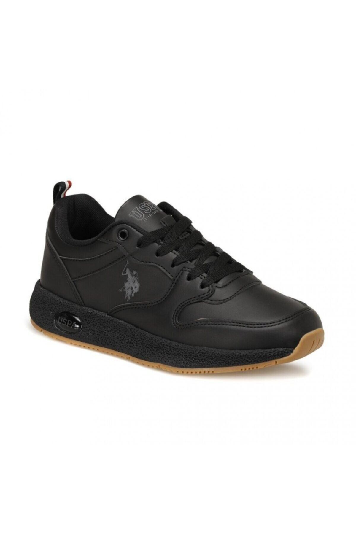 U.S. Polo Assn. U.s Polo Assn. Angel Siyah Unisex Günlük Sneaker Ayakkabı