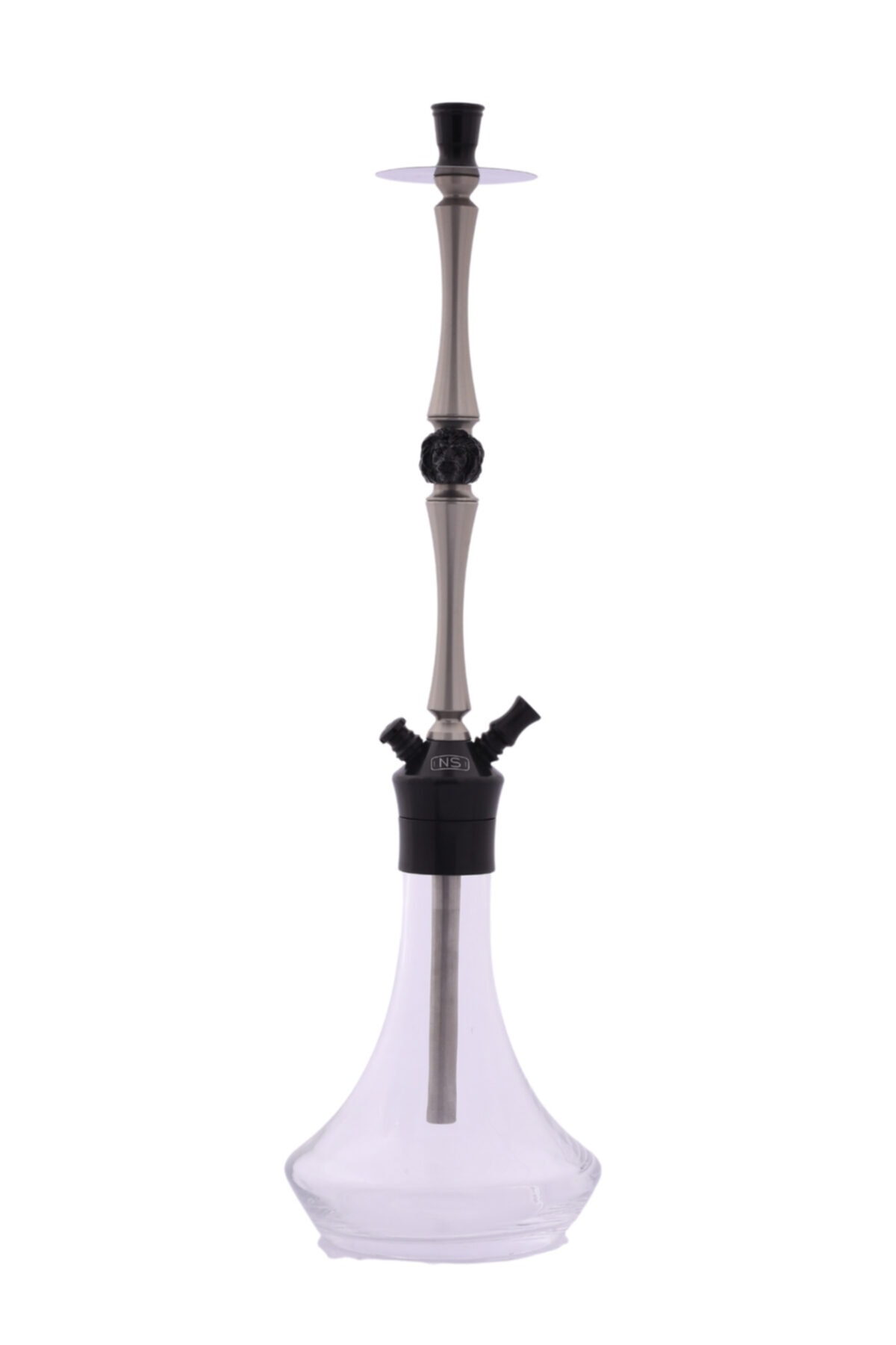 nargilestore Nargile Takımı Aslan Figürlü Nargile Silver Black Lion Özel Tasarım Nargile